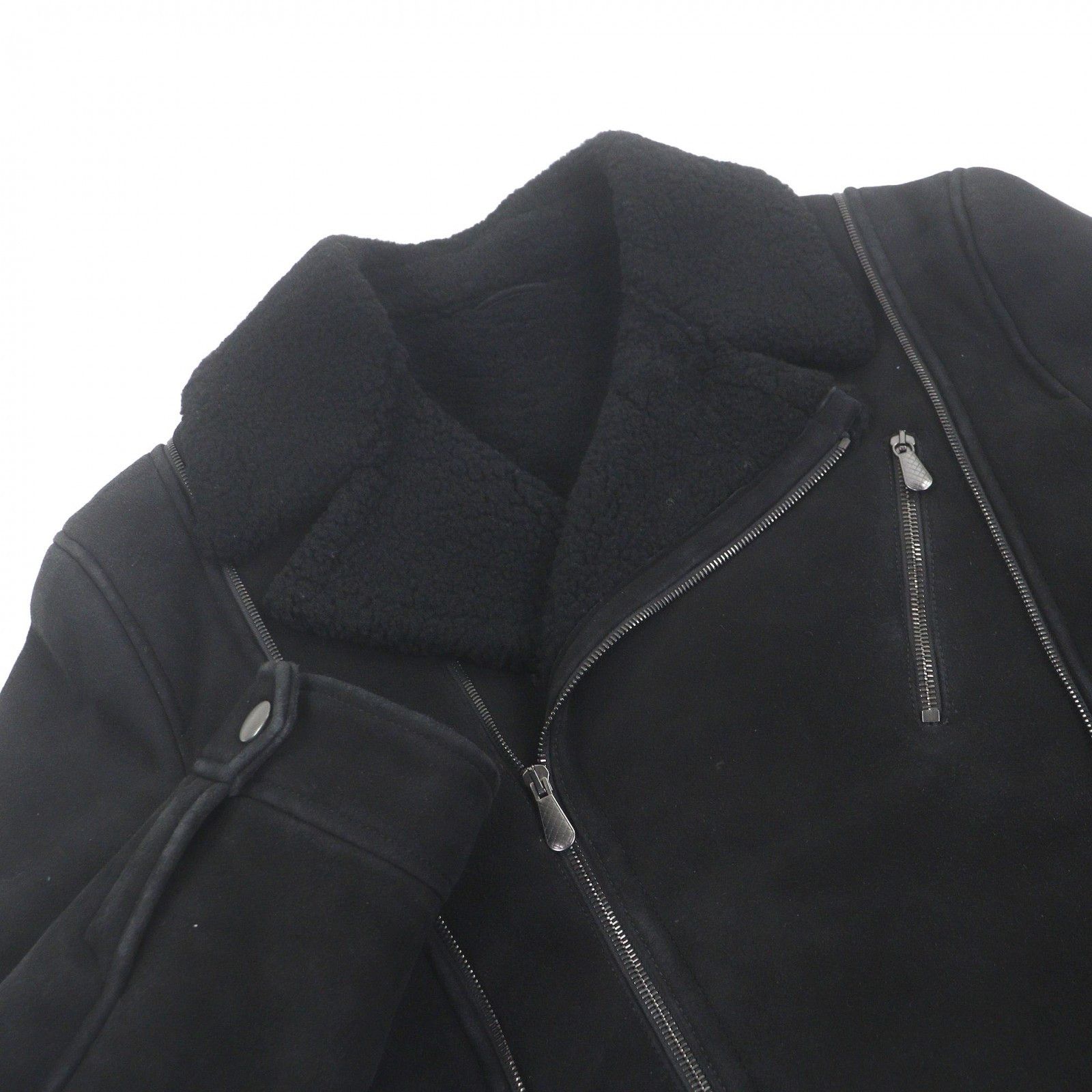 Bottega Veneta Bottega Veneta Bottega Veneta Intrecciato Sheepskin Jacket Leather Outerwear DUTY FREE for USA Size ONE SIZE - 2 Thumbnail