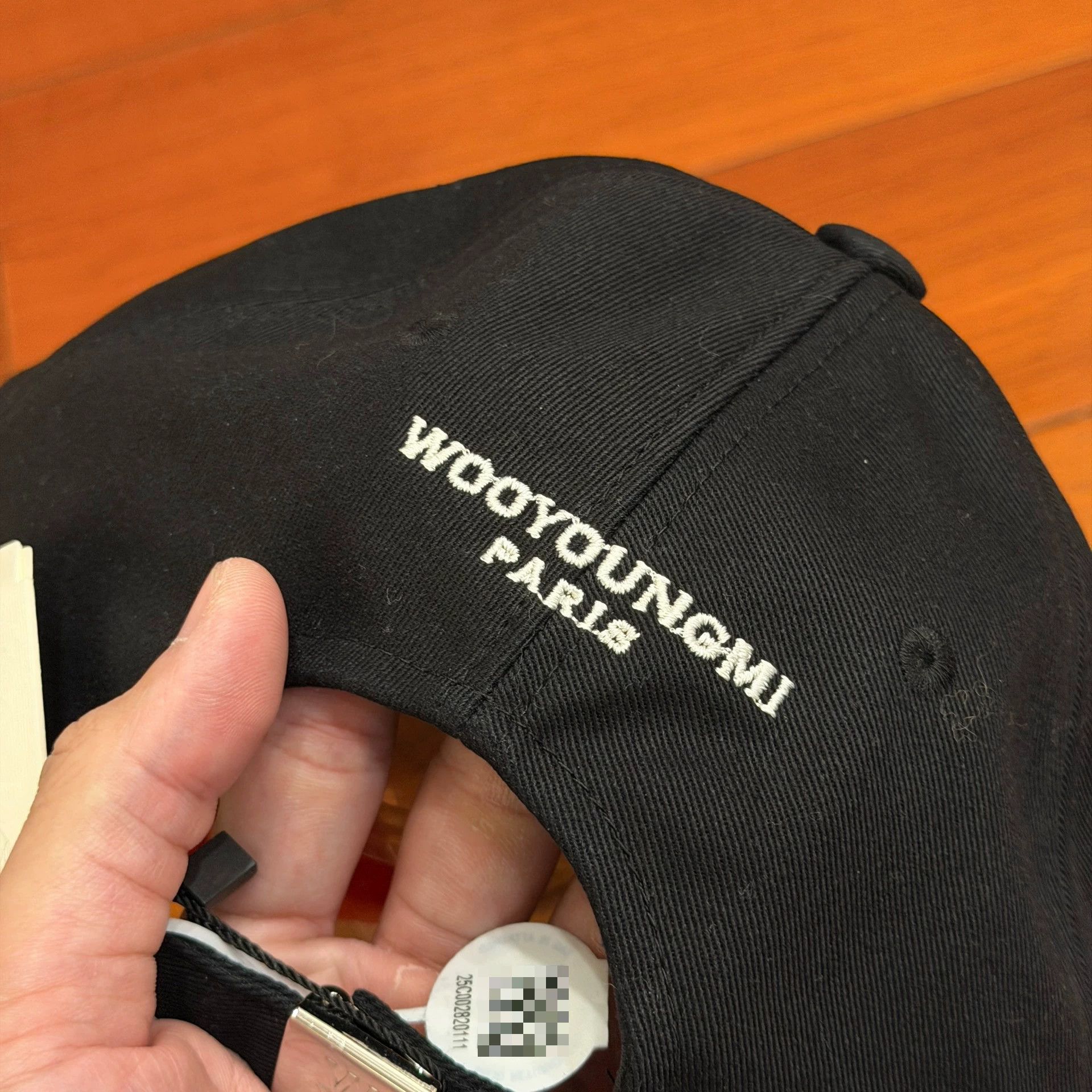 Wooyoungmi Wooyoungmi Embroidered Curved Brim Cap Size ONE SIZE - 5 Thumbnail