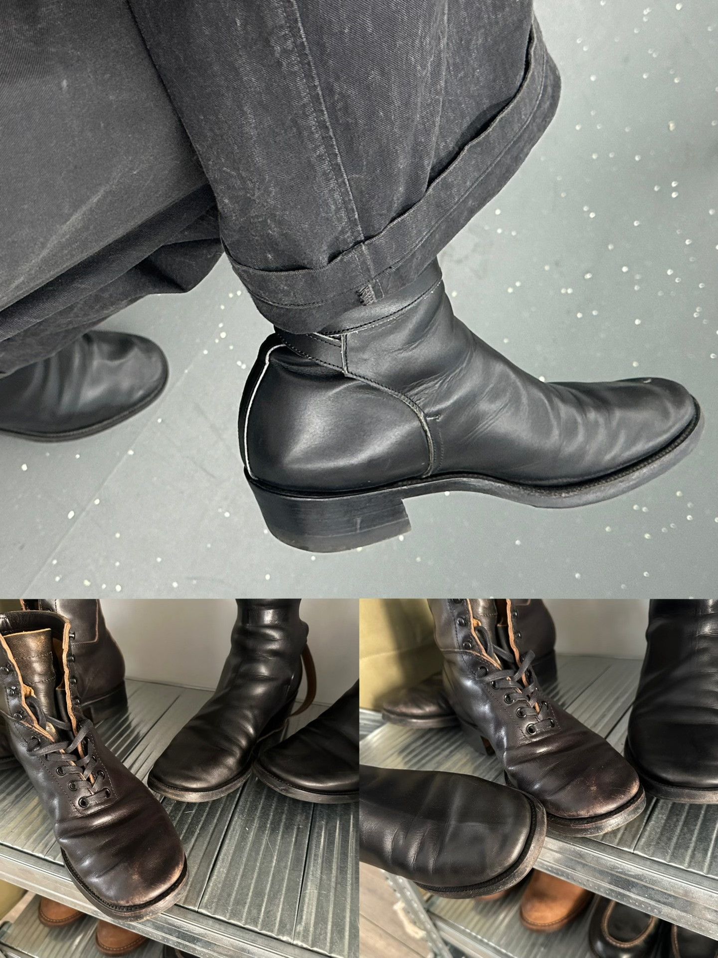 Clench Clinch Jodhpur Calf Leather Handsewn Size US 10.5 / EU 43-44 - 8 Thumbnail