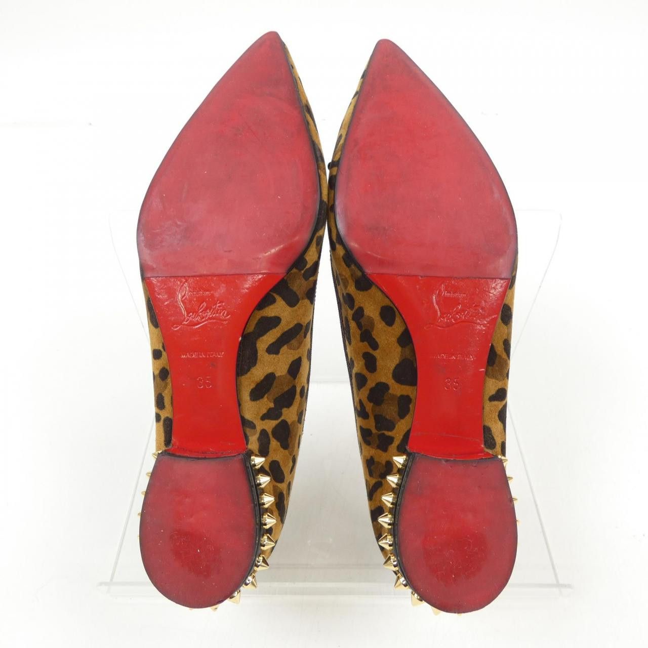 Christian Louboutin Christian Louboutin Christian Louboutin Pumps Leather Shoes DUTY FREE for USA Size ONE SIZE - 4 Thumbnail