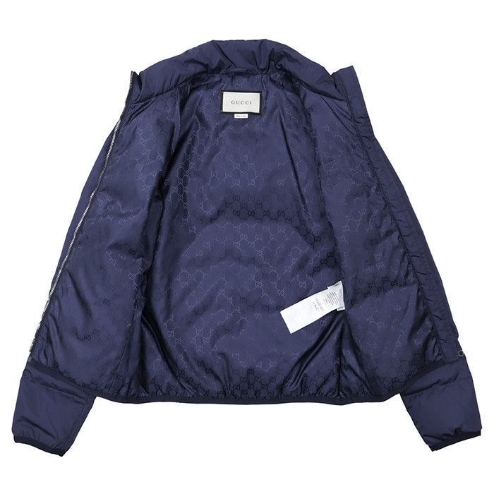 Gucci Gucci Gucci GG Supreme Leather Down Jacket Textile Outerwear DUTY FREE for USA Size ONE SIZE - 7 Thumbnail
