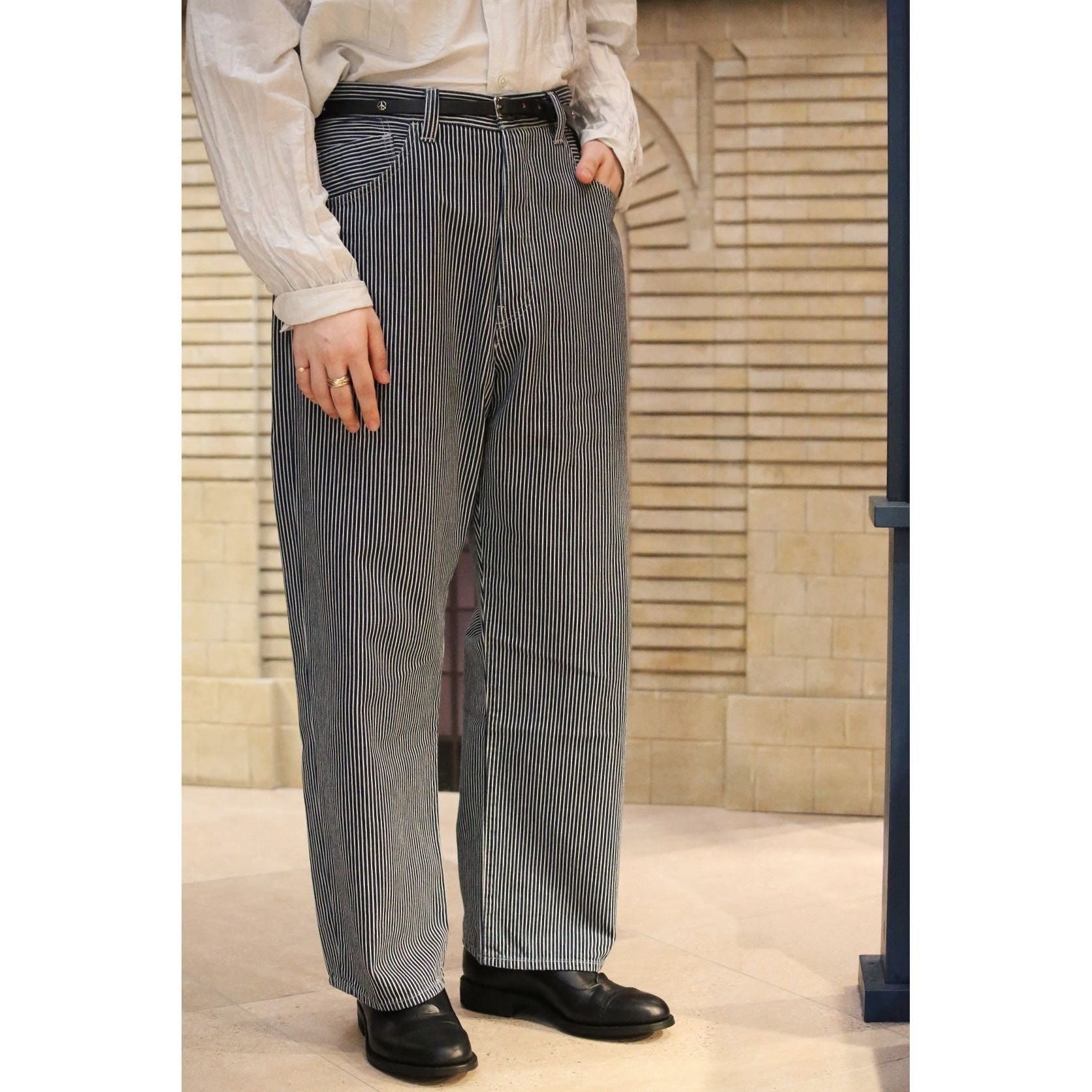 Porter Classic Porter Classic Steinbeck Hickory Stripe Pants Size US 26 / EU 42 - 6 Thumbnail