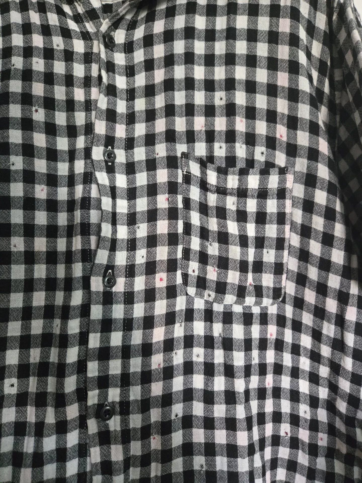 Porter Classic Porter Classic Egyptian Cotton Check Short Sleeve Size US XL / EU 56 / 4 - 5 Thumbnail