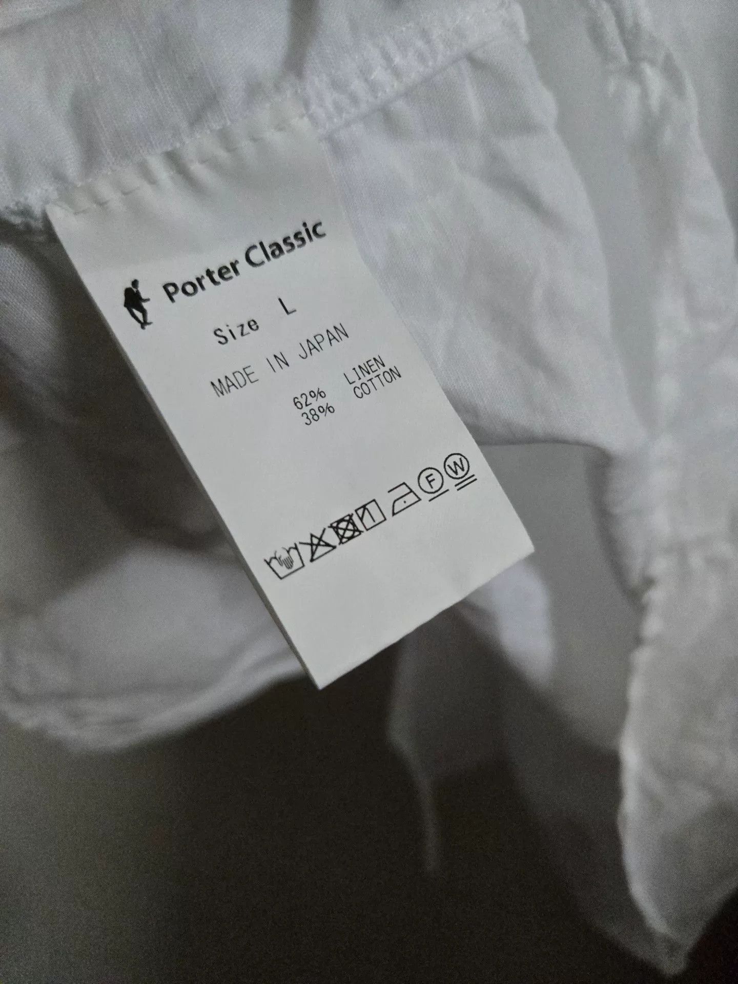 Porter Classic PORTER CLASSIC LINEN COTTON SHIRT Size US L / EU 52-54 / 3 - 3 Thumbnail