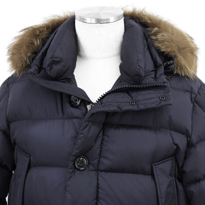 Moncler Moncler Moncler N-3B Coyote Fur Nylon Down Jacket Textile Outerwear DUTY FREE for USA Size ONE SIZE - 2 Thumbnail
