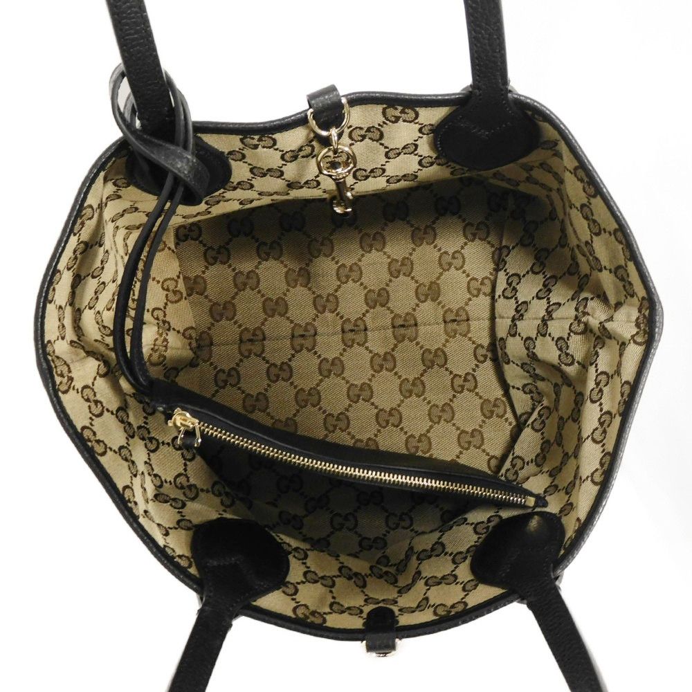 Gucci Gucci Gucci Totissima Grain Calf Leather Tote Bag Leather Tote Bag 839124 AAFEQ 1069 DUTY FREE for USA Size ONE SIZE - 5 Thumbnail