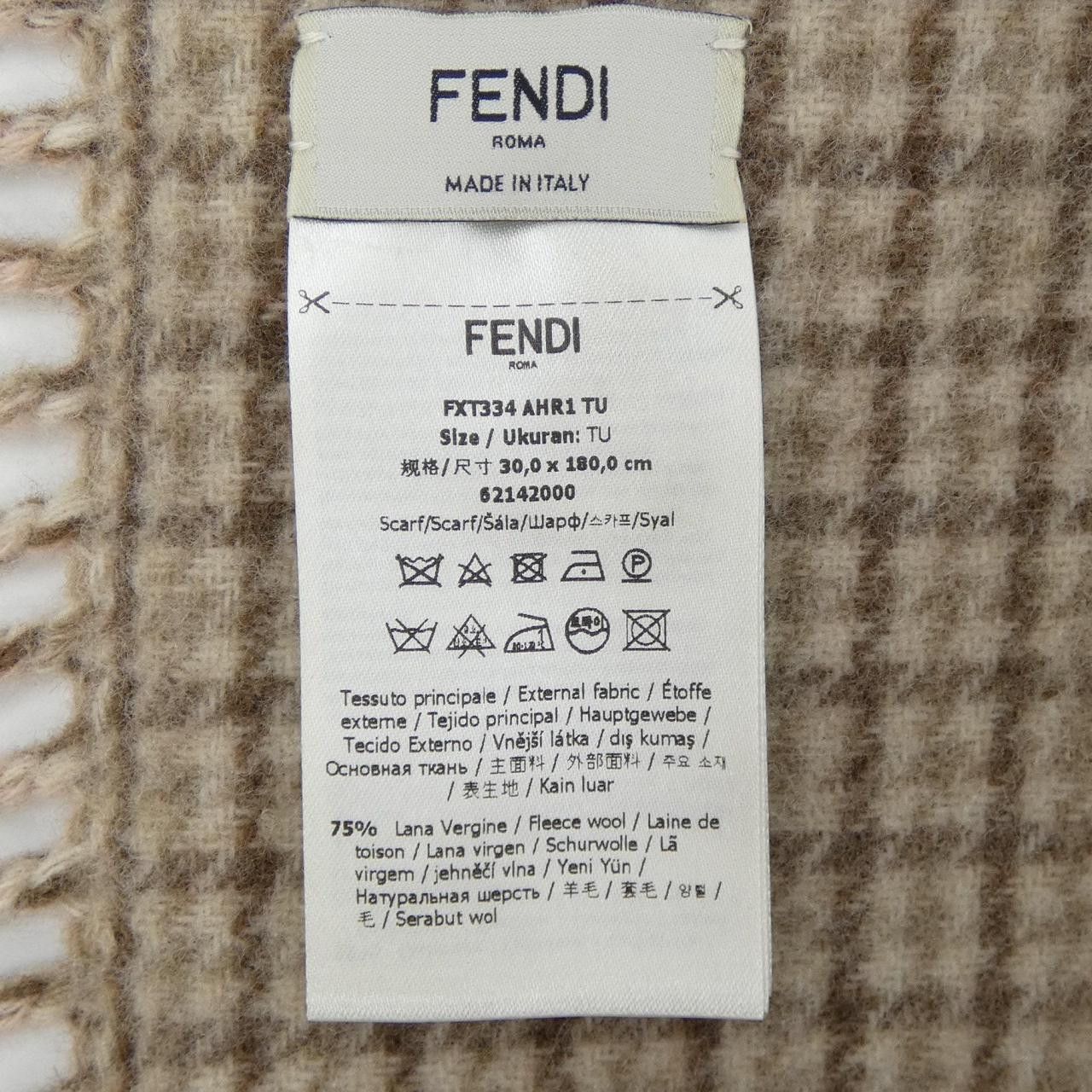 Fendi Fendi Fendi FXT334 AHR1 Cashmere Muffler Textile Scarf FXT334 AHR1 DUTY FREE for USA Size ONE SIZE - 3 Thumbnail
