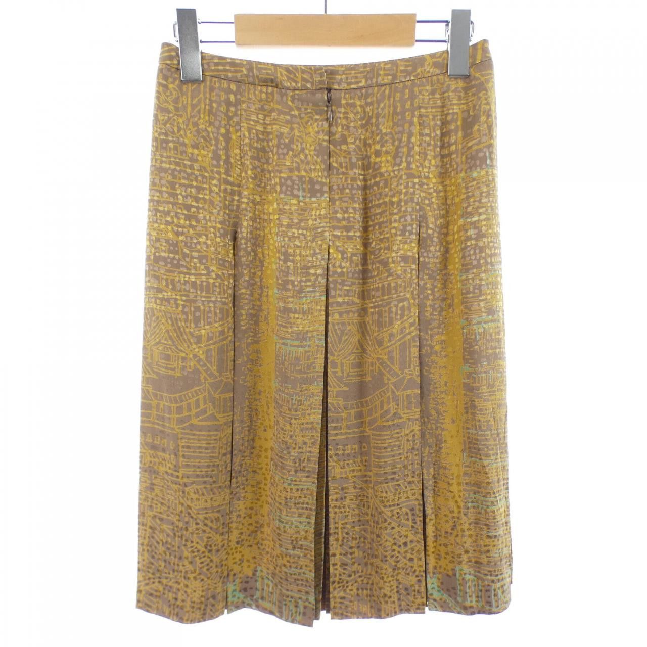 Hermes Hermes Hermes L'AIR DE GINZA34 Silk Skirt Textile Skirts DUTY FREE for USA Size ONE SIZE - 2 Thumbnail