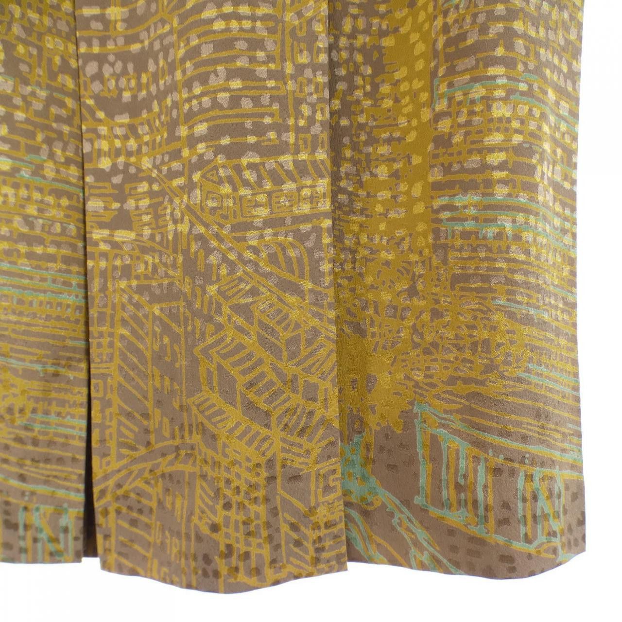 Hermes Hermes Hermes L'AIR DE GINZA34 Silk Skirt Textile Skirts DUTY FREE for USA Size ONE SIZE - 6 Thumbnail