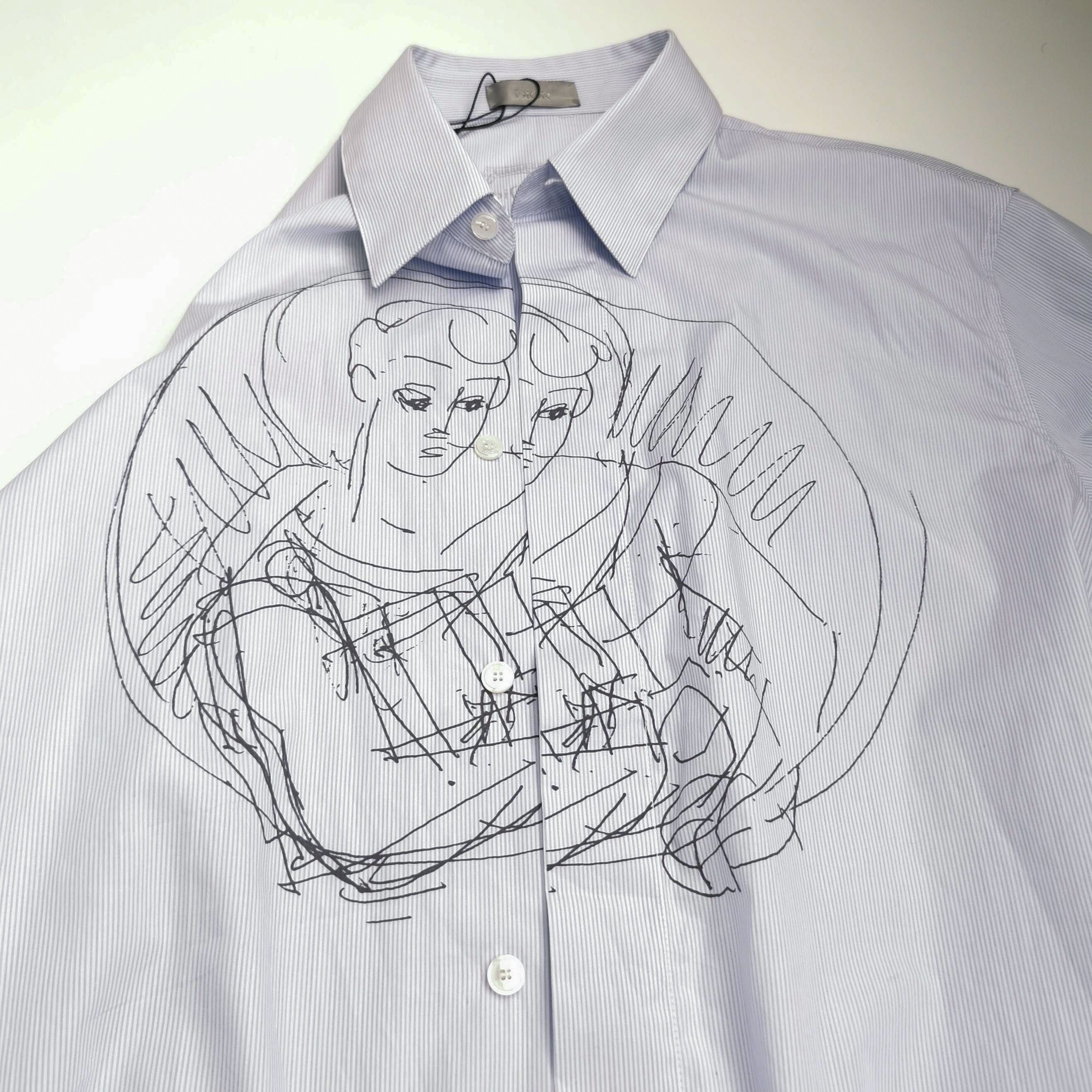 Dior Dior x Duncan Grant Charleston Cotton Pattern Shirt Size US M / EU 48-50 / 2 - 7 Thumbnail