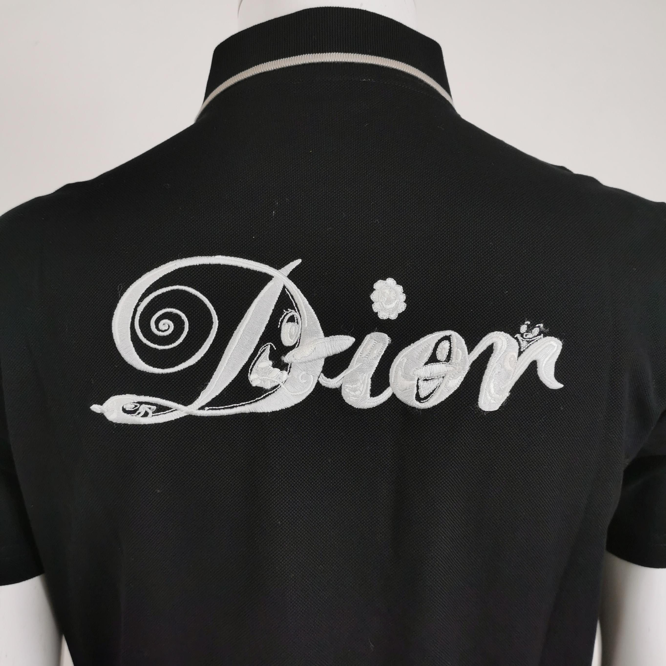 Dior Dior x Kenny Scharf Cotton Collared Short-Sleeve T-Shirt Size US S / EU 44-46 / 1 - 6 Thumbnail