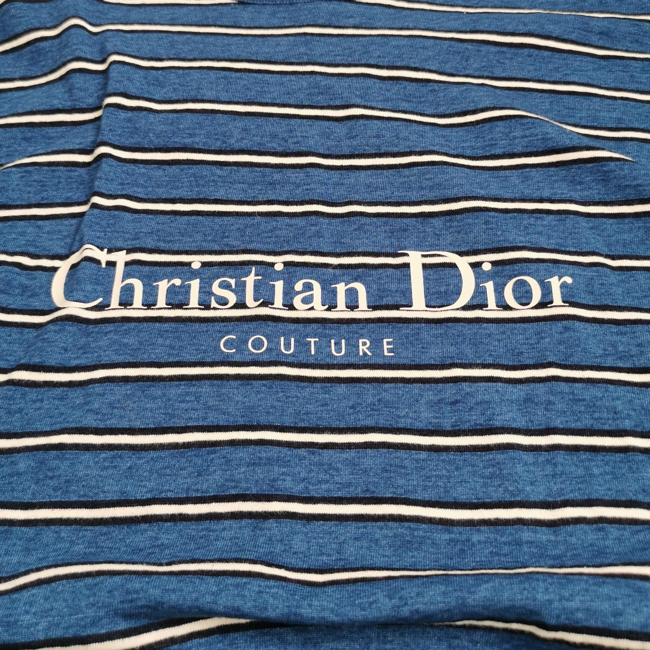 Dior Dior Striped Logo Crewneck Short-Sleeve T-Shirt L Size US L / EU 52-54 / 3 - 5 Thumbnail