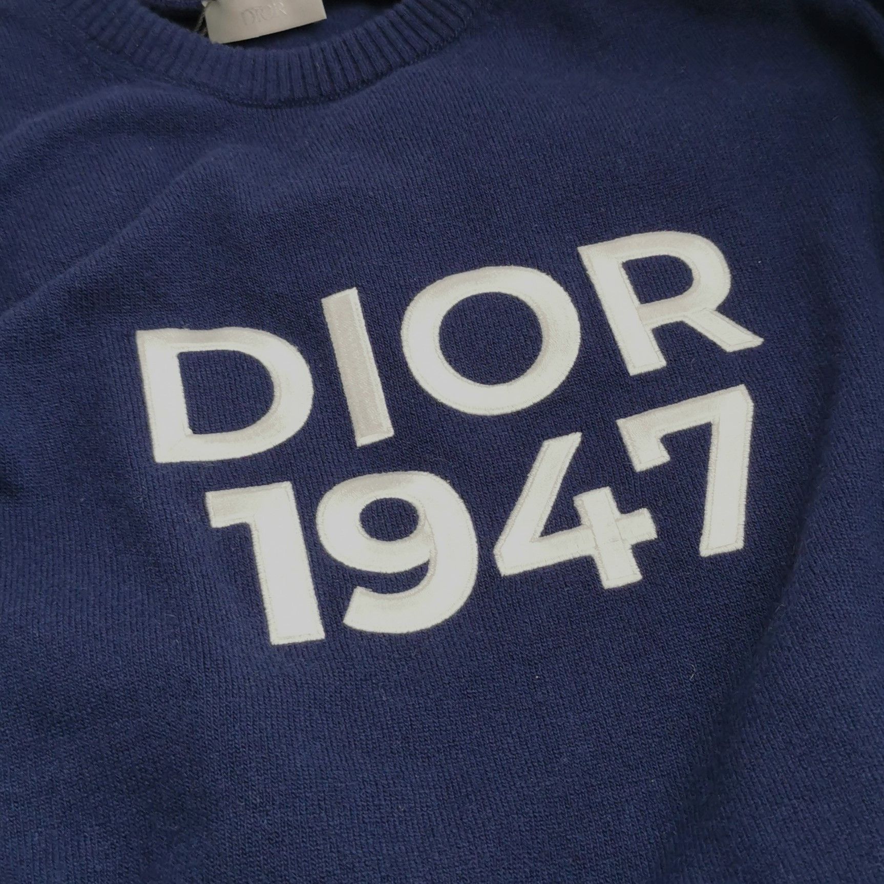Dior Dior XXL Cotton Solid Logo Crew Neck T-Shirt Size US XXL / EU 58 / 5 - 5 Thumbnail