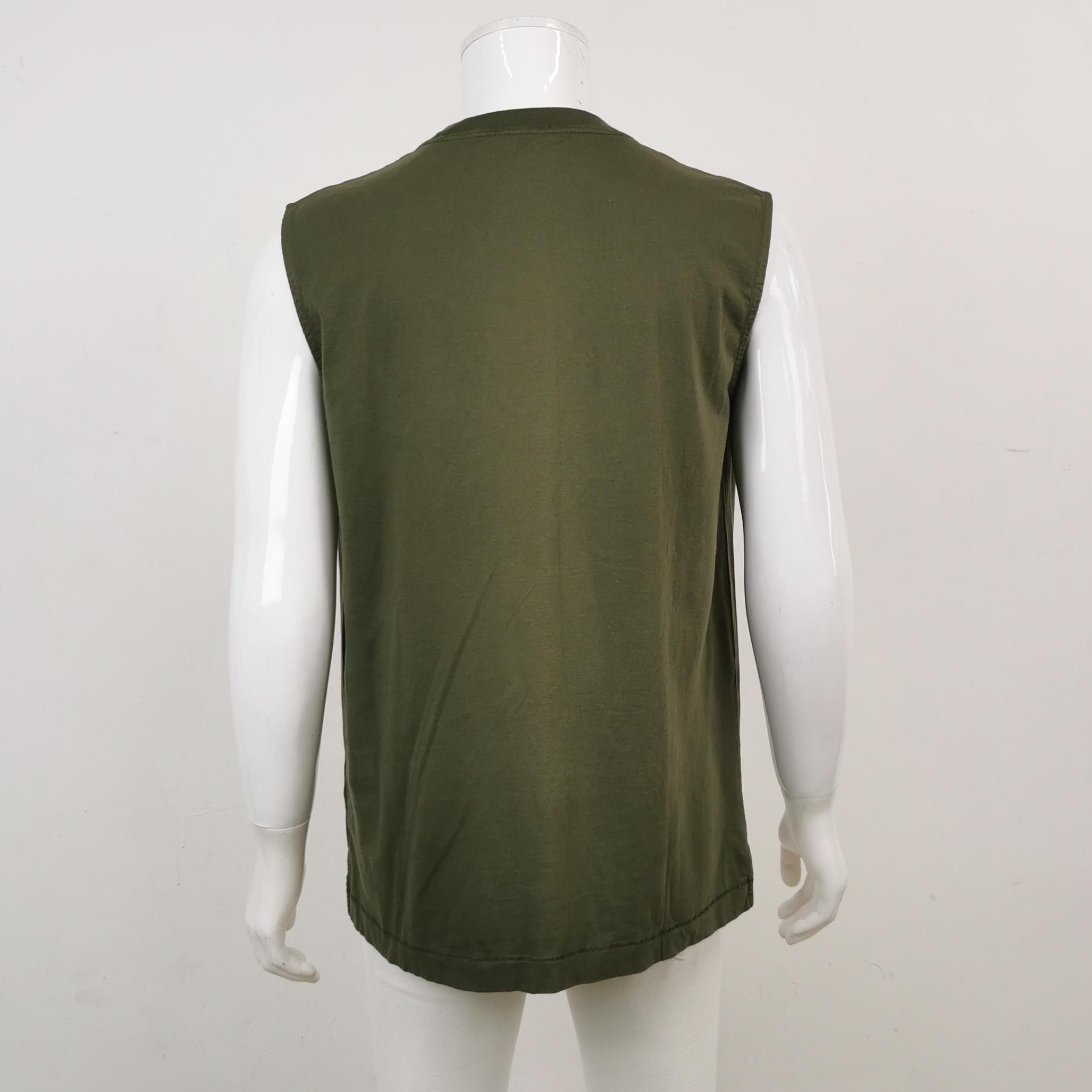 Dior Dior Cotton Sleeveless Logo Tank Top M Size US M / EU 48-50 / 2 - 4 Thumbnail