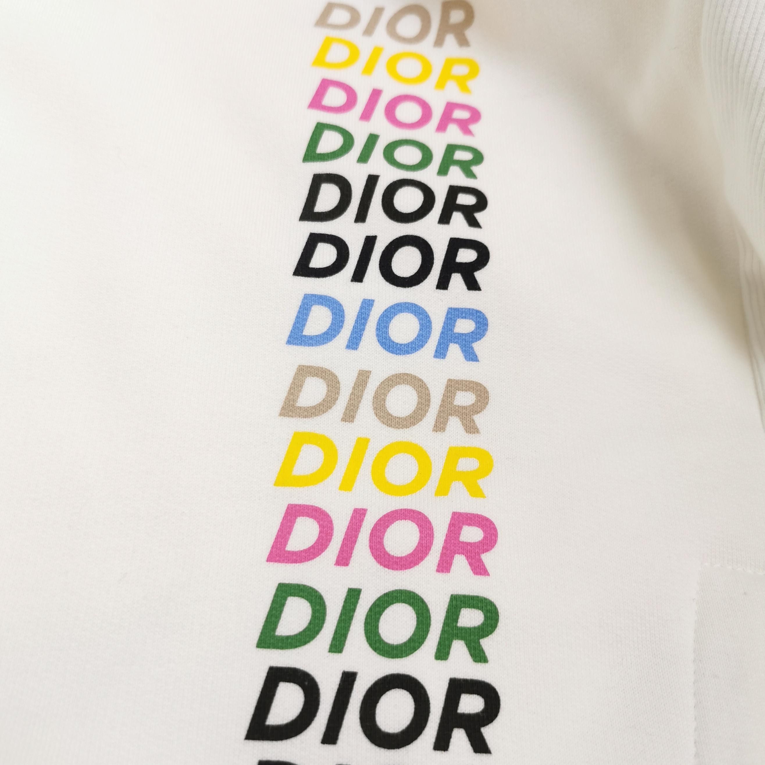 Dior Dior XS Cotton Logo Hoodie with Colorful Letters Size US XS / EU 42 / 0 - 5 Thumbnail