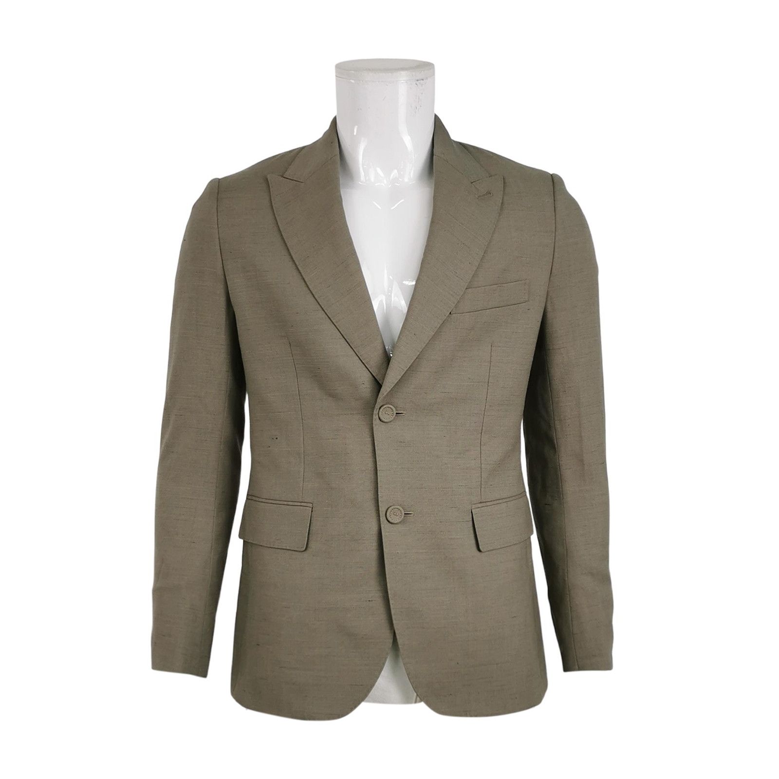 Dior Dior XS Wool Silk Blend Collared Blazer Size US 36 / EU 52 - 2 Thumbnail