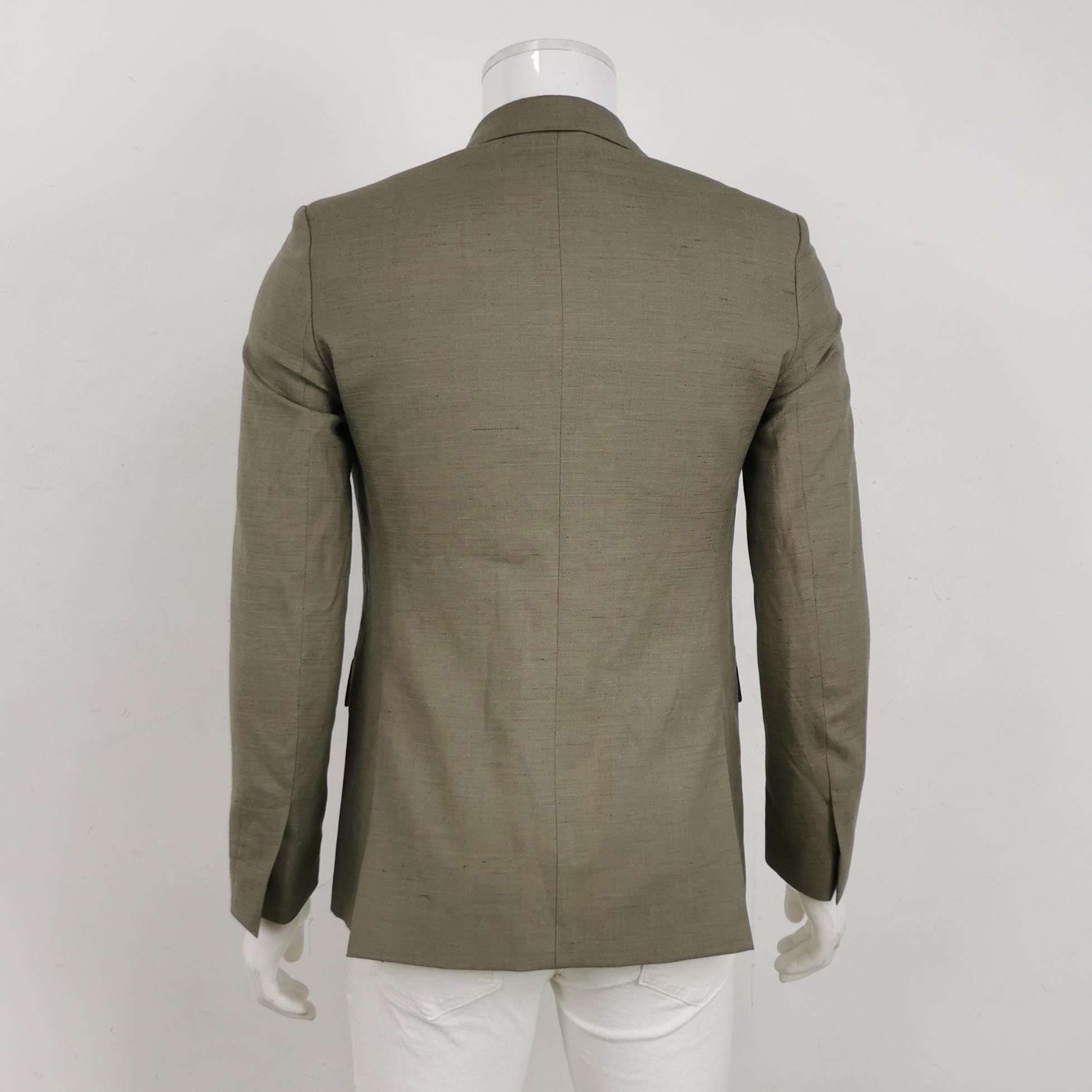 Dior Dior Wool-Linen Lapel Long-Sleeve Coat XS Size US XS / EU 42 / 0 - 3 Thumbnail