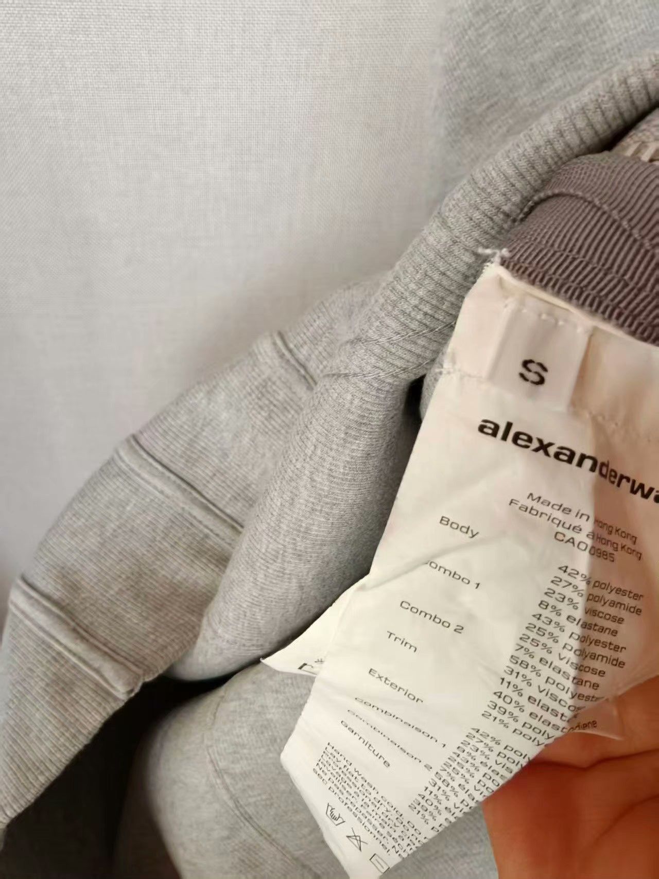 Japanese Brand Alexander Wang Gray Dress S Size S / US 4 / IT 40 - 3 Thumbnail