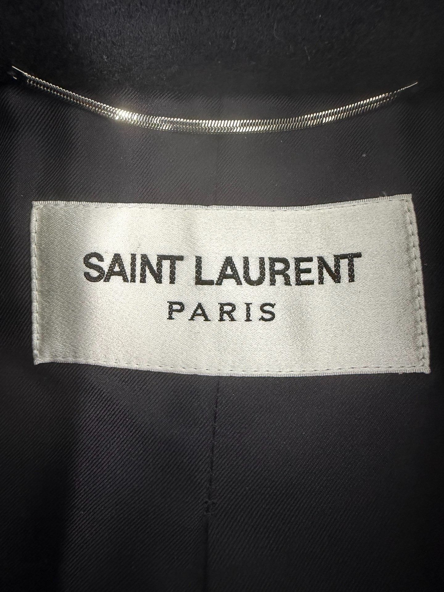 Saint Laurent Paris Saint Laurent Black Double-Breasted Suit Jacket Size US S / EU 44-46 / 1 - 4 Thumbnail