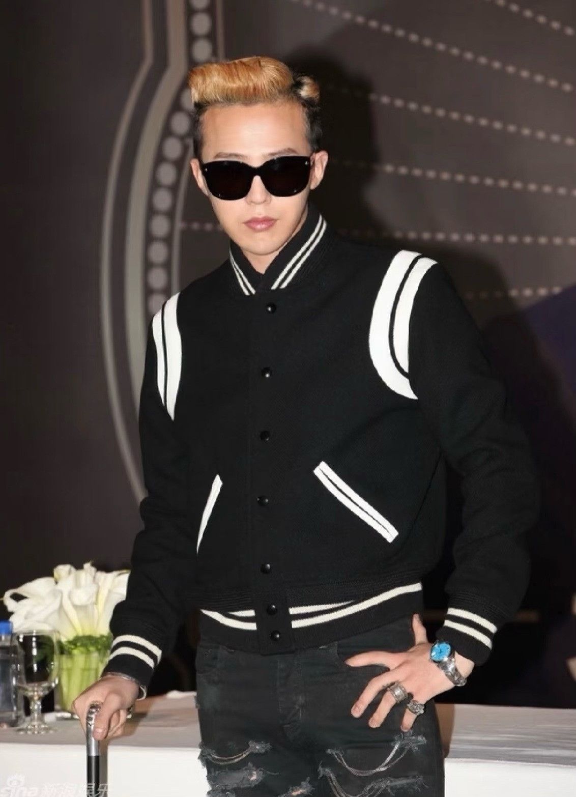 Saint Laurent Paris Saint Laurent Wool Baseball Jacket Size US L / EU 52-54 / 3 - 8 Thumbnail