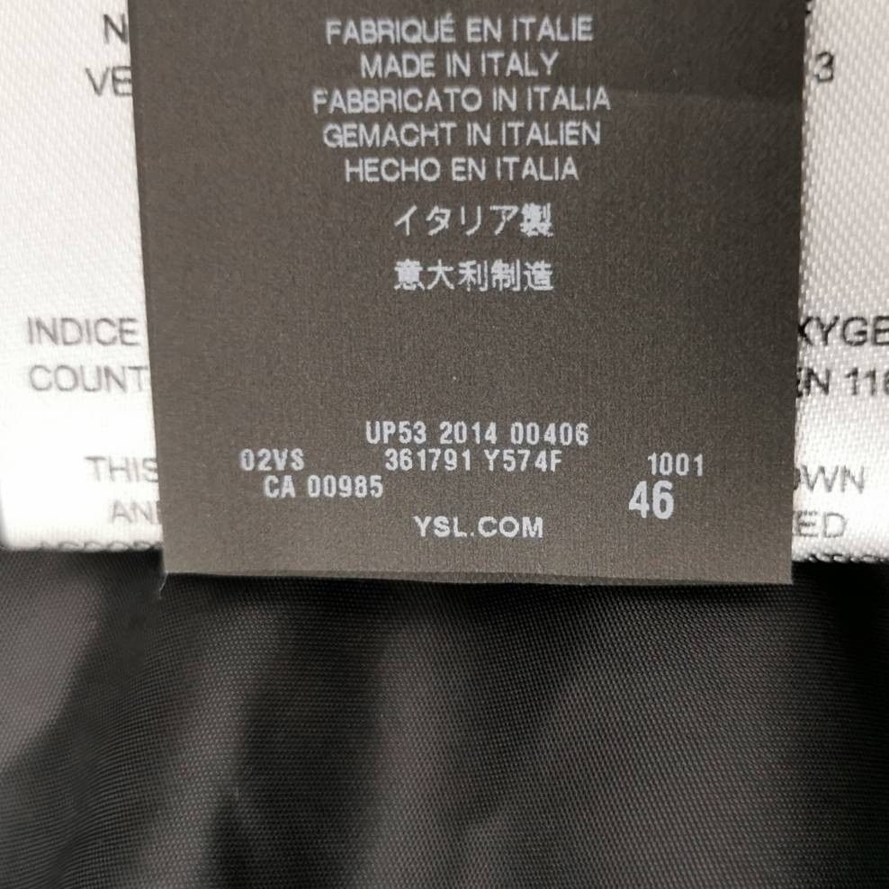 Saint Laurent Paris Saint Laurent Cotton Single-Breasted Lapel Coat M Size US M / EU 48-50 / 2 - 2 Thumbnail