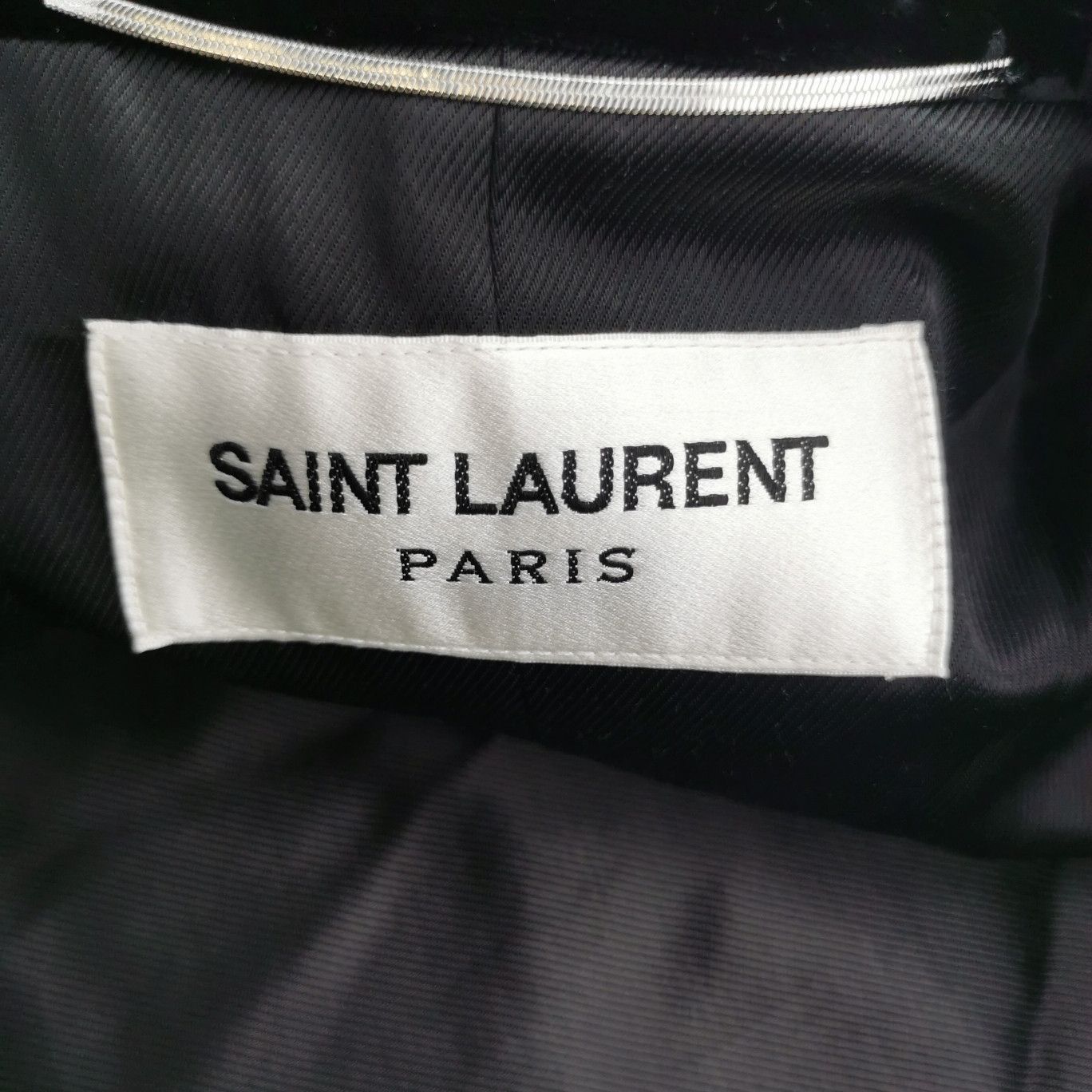 Saint Laurent Paris Saint Laurent Wool Solid Lapel Coat M/46 Size US M / EU 48-50 / 2 - 14 Thumbnail