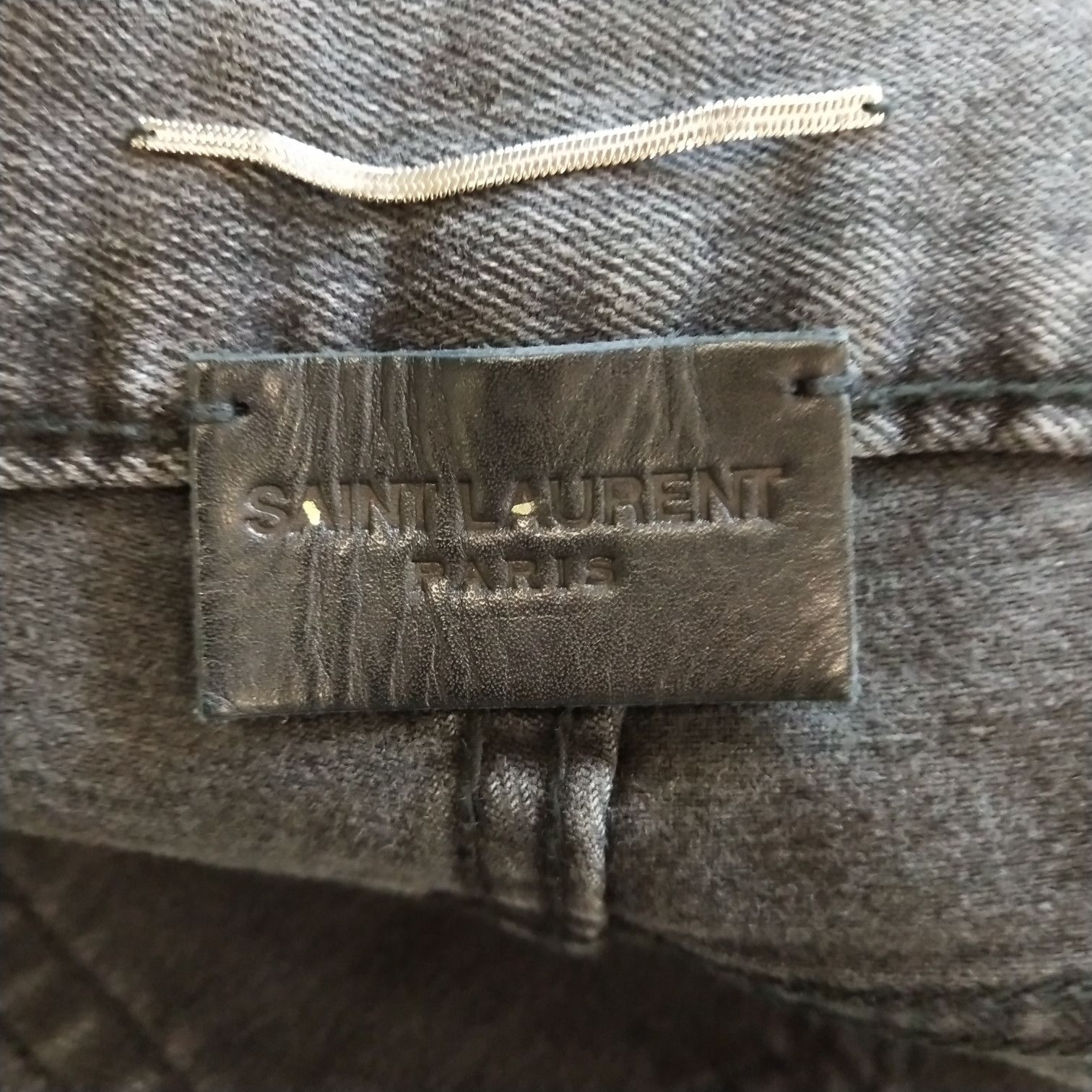 Saint Laurent Paris Saint Laurent Men's Slim Cotton Button Pants XS Size US 27 - 15 Thumbnail