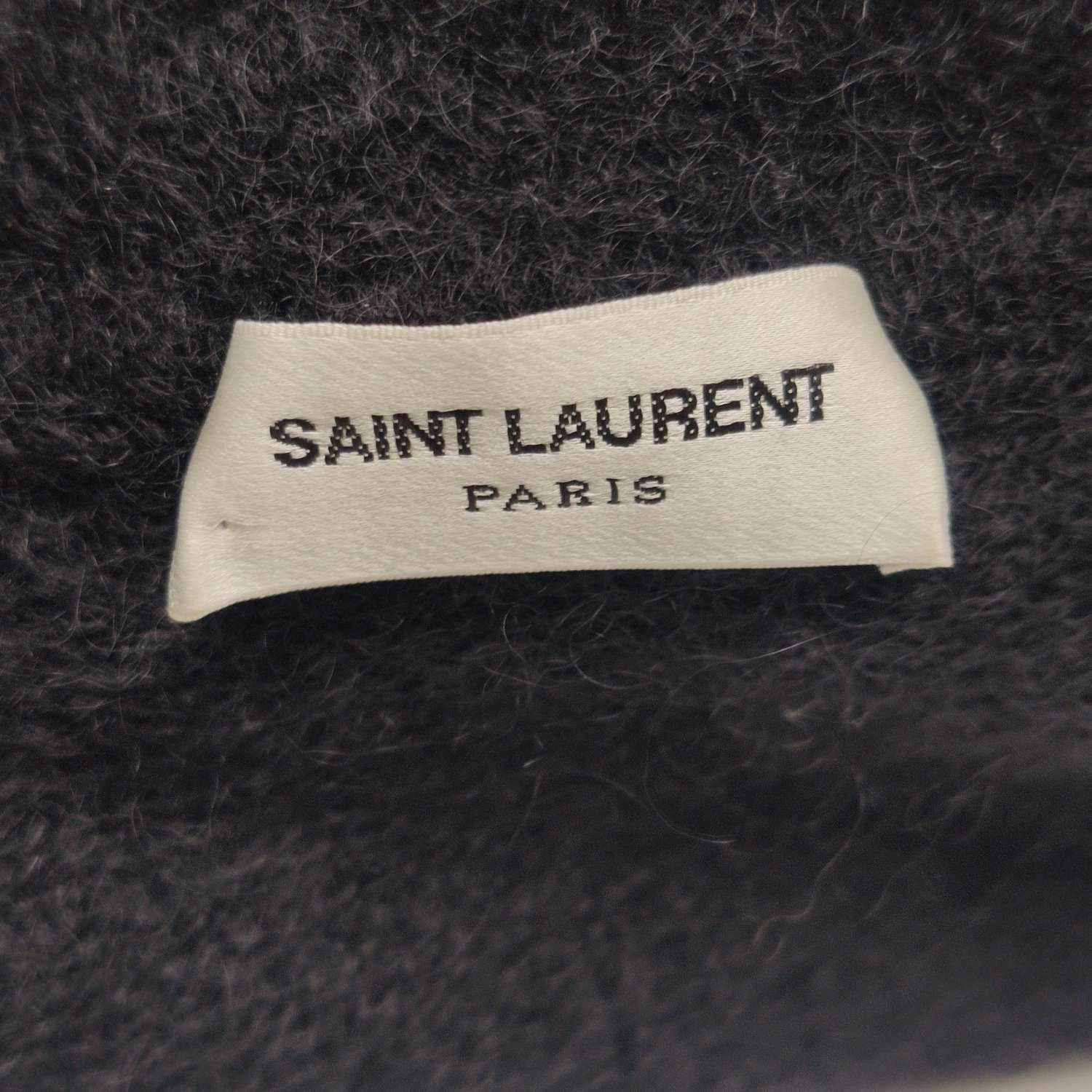 Saint Laurent Paris Saint Laurent Wool Mohair Colorblock Turtleneck Sweater M Size US M / EU 48-50 / 2 - 8 Thumbnail