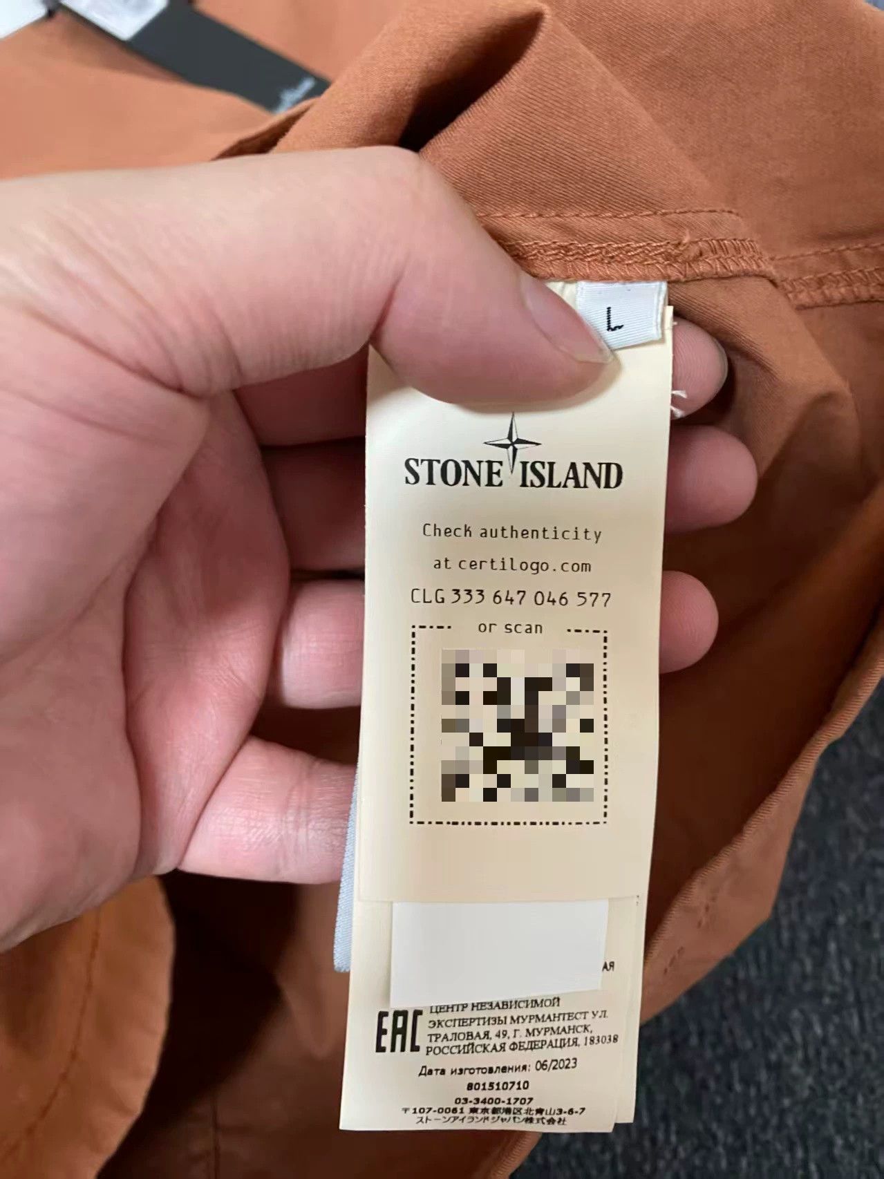 Japanese Brand Stone Island Collar Logo Long Sleeve Shirt Size US L / EU 52-54 / 3 - 4 Thumbnail