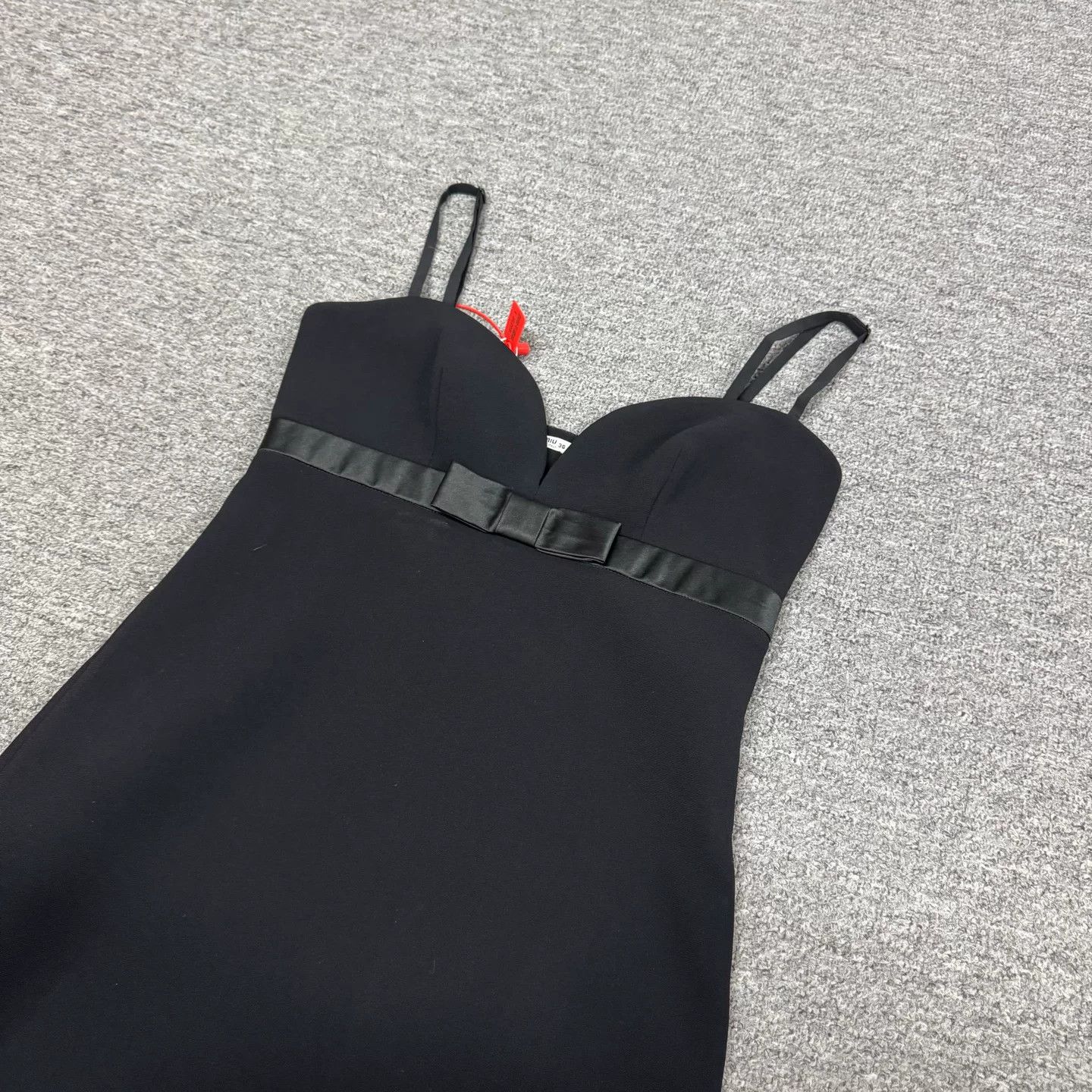 Miu Miu Miu Miu Bow Camisole Dress Size XS / US 0-2 / IT 36-38 - 3 Thumbnail