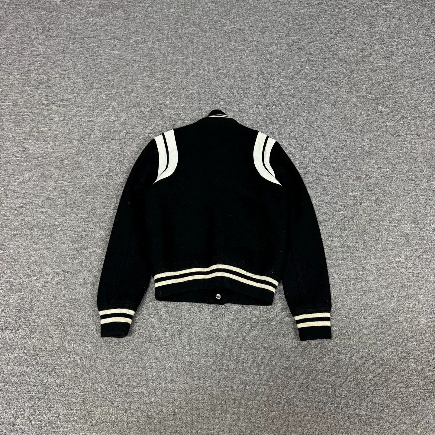 Saint Laurent Paris Saint Laurent SLP Wool Varsity Jacket Size XS / US 0-2 / IT 36-38 - 2 Thumbnail