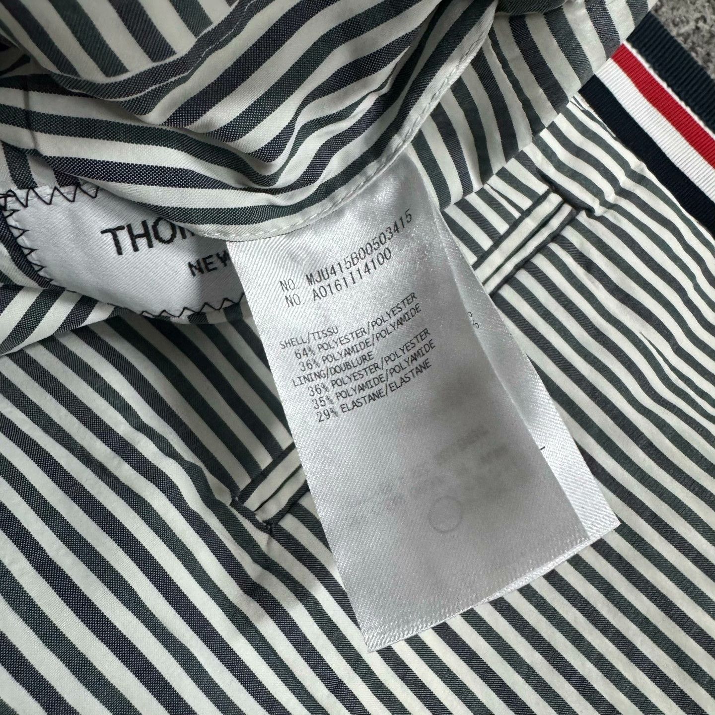 Thom Browne Thom Browne Stripe Suit Jacket Size US S / EU 44-46 / 1 - 7 Thumbnail