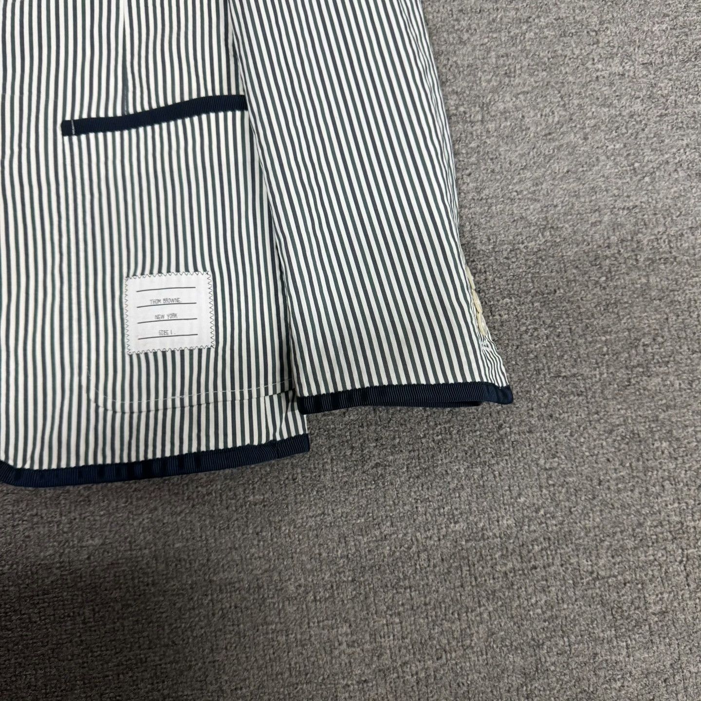 Thom Browne Stripe Suit Jacket