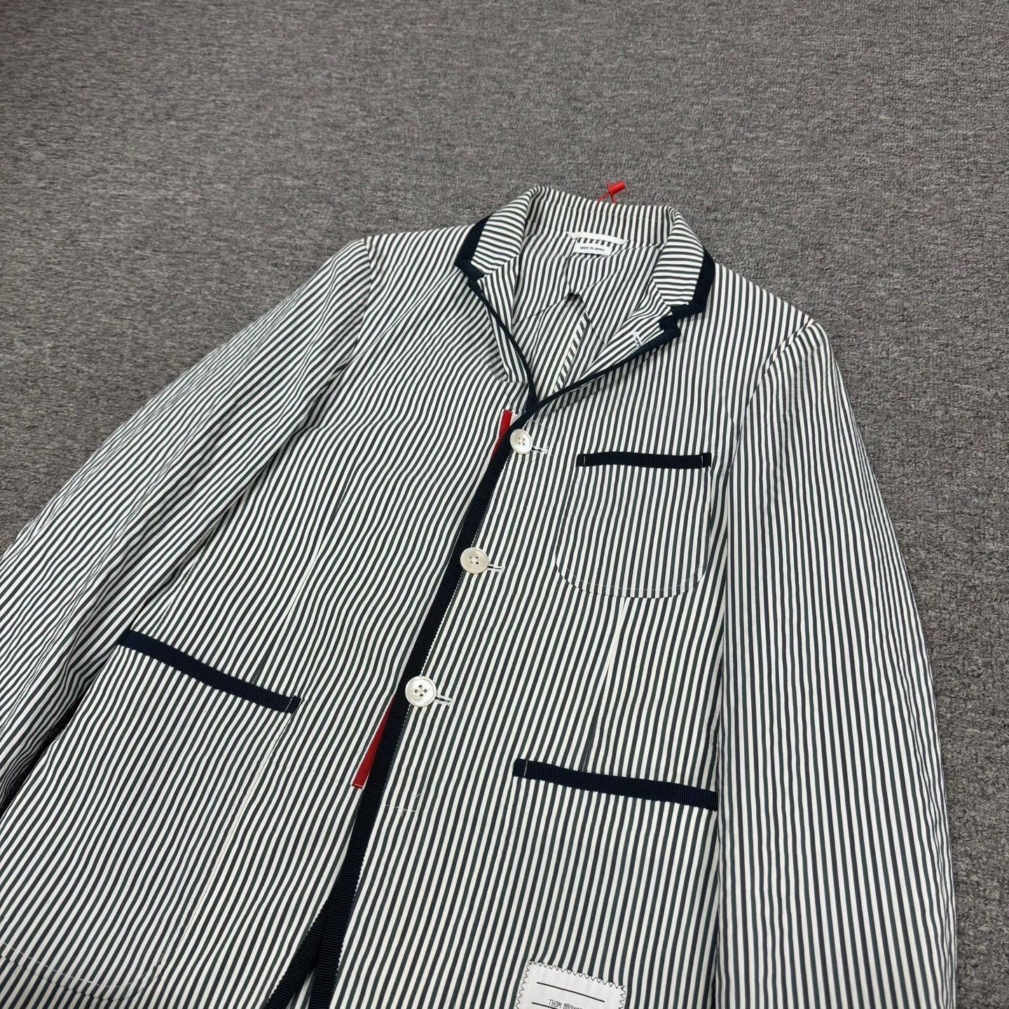 Thom Browne Thom Browne Stripe Suit Jacket Size US S / EU 44-46 / 1 - 4 Thumbnail
