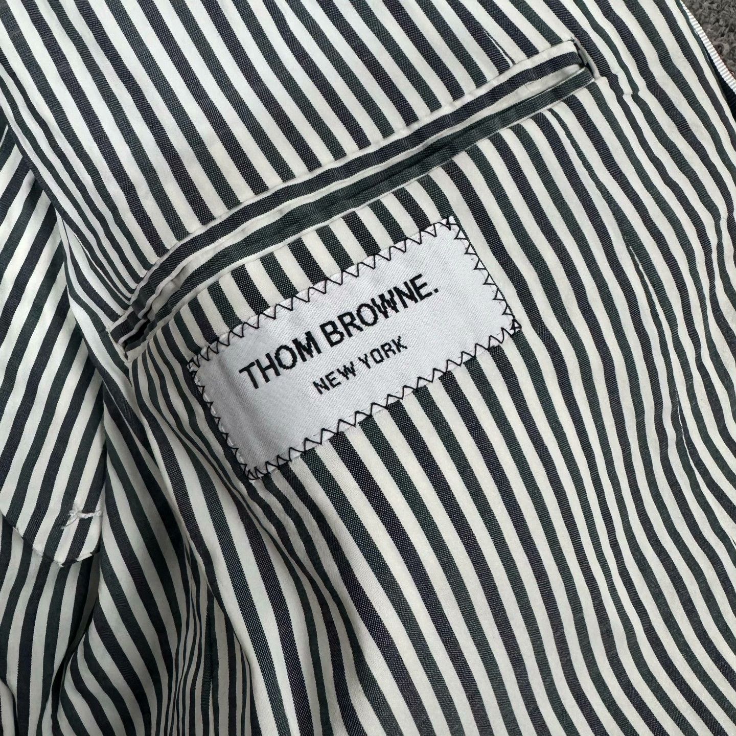 Thom Browne Thom Browne Stripe Suit Jacket Size US S / EU 44-46 / 1 - 6 Thumbnail