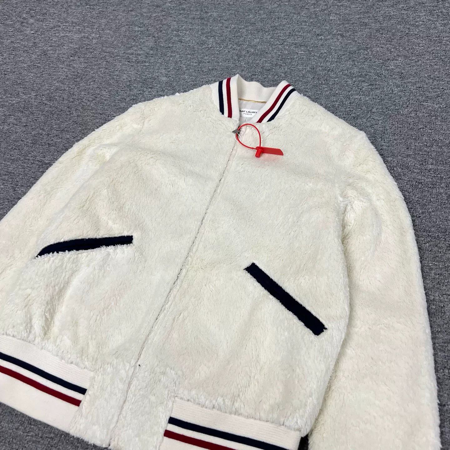 Saint Laurent Paris SLP Saint Laurent Teddy Baseball Jacket Size S / US 4 / IT 40 - 4 Thumbnail