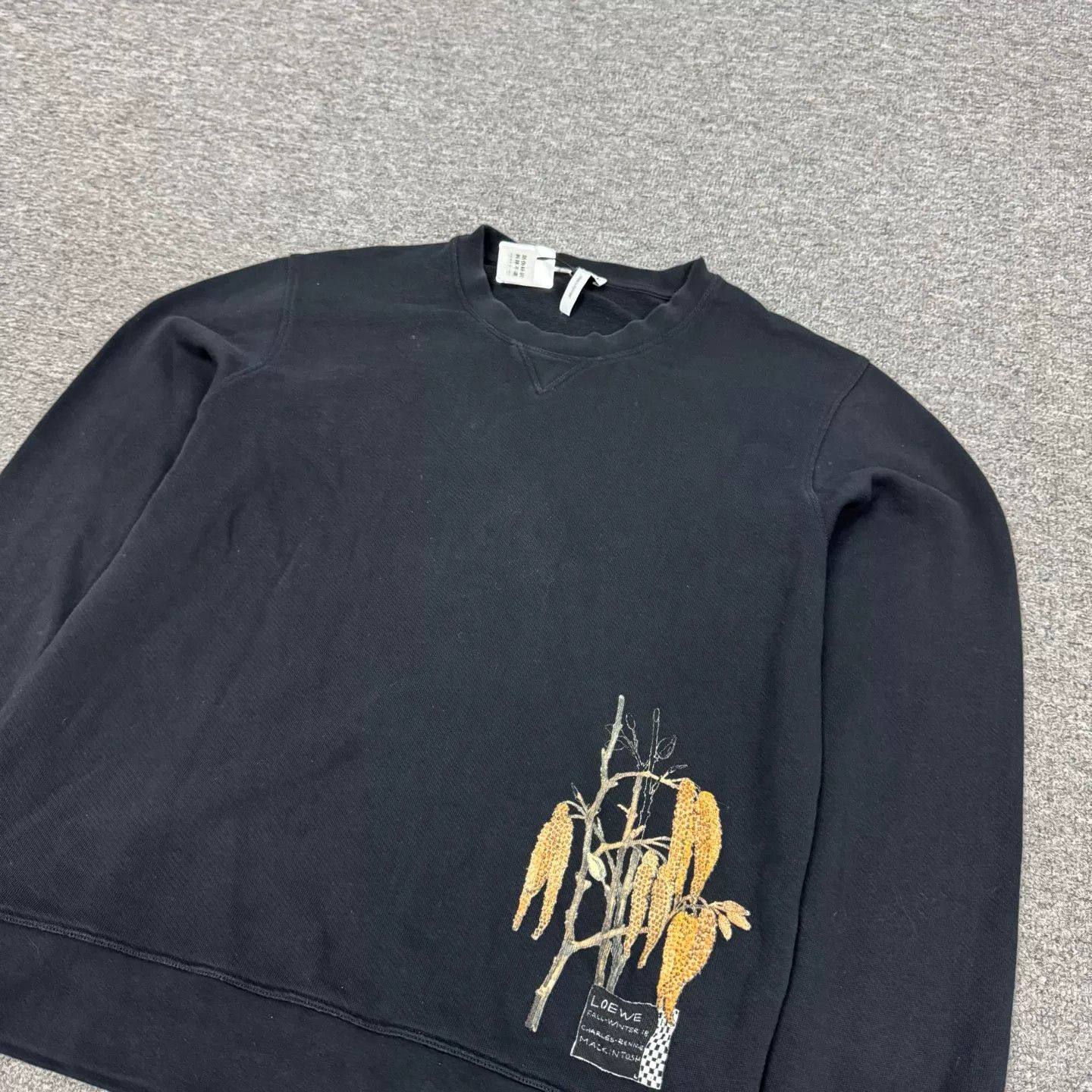 Loewe Loewe Floral Print Crewneck Sweatshirt Size L / US 10 / IT 46 - 4 Thumbnail