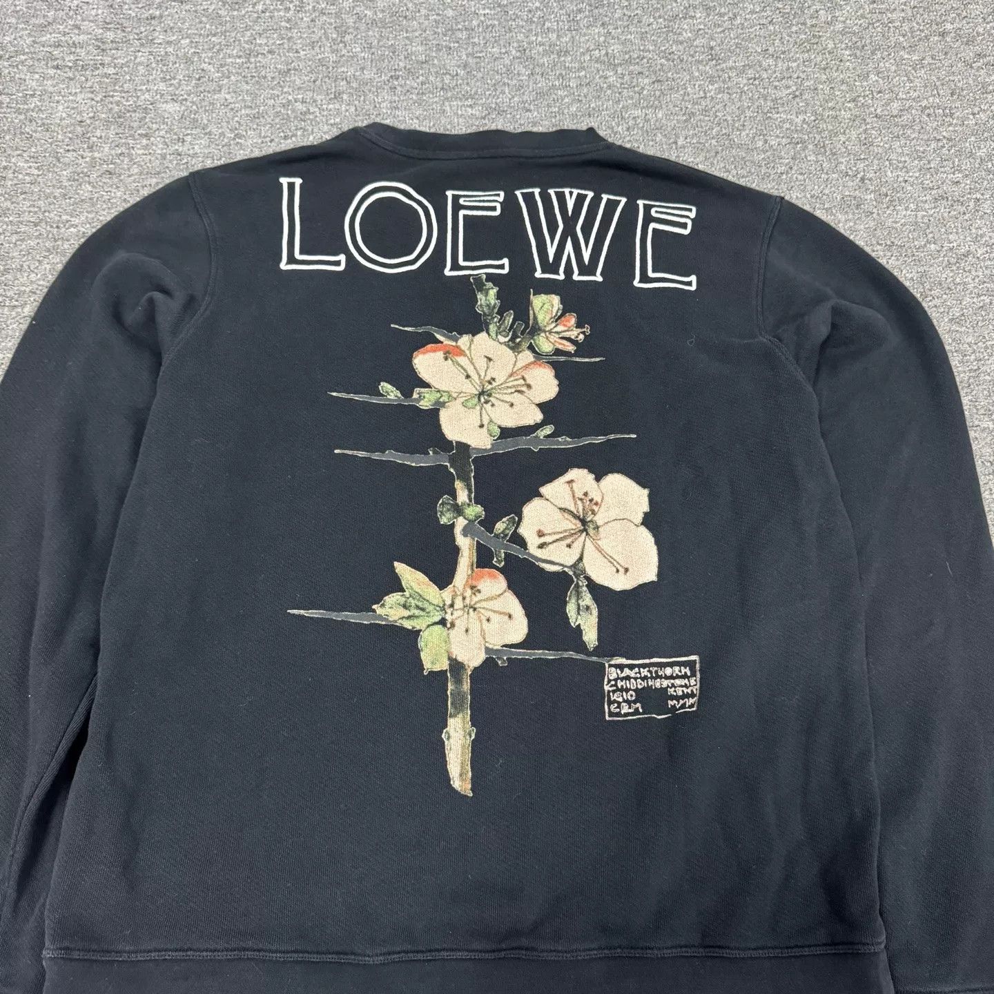 Loewe Loewe Floral Print Crewneck Sweatshirt Size L / US 10 / IT 46 - 7 Thumbnail