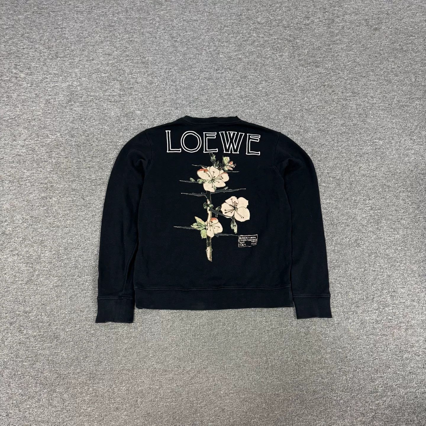 Loewe Loewe Floral Print Crewneck Sweatshirt Size L / US 10 / IT 46 - 2 Thumbnail