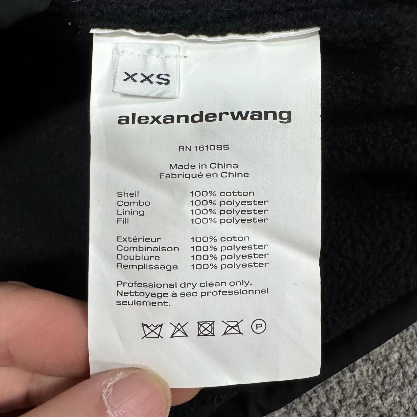 Alexander Wang Alexander Wang Denim-Nylon Stand Collar Zip Jacket Size XXS / US 00 / IT 34 - 7 Thumbnail