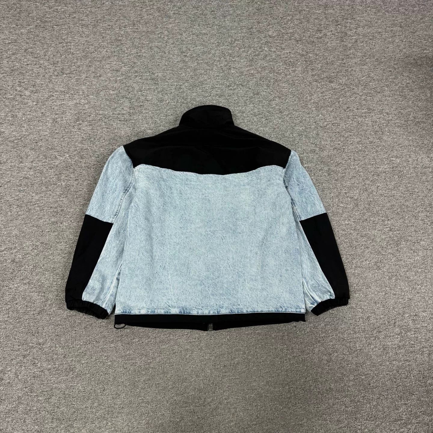 Alexander Wang Alexander Wang Denim-Nylon Stand Collar Zip Jacket Size XXS / US 00 / IT 34 - 2 Thumbnail