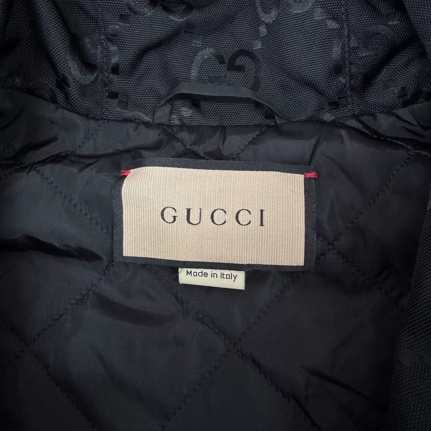 Gucci Gucci Black Monogram Hooded Puffer Jacket Size US M / EU 48-50 / 2 - 5 Thumbnail