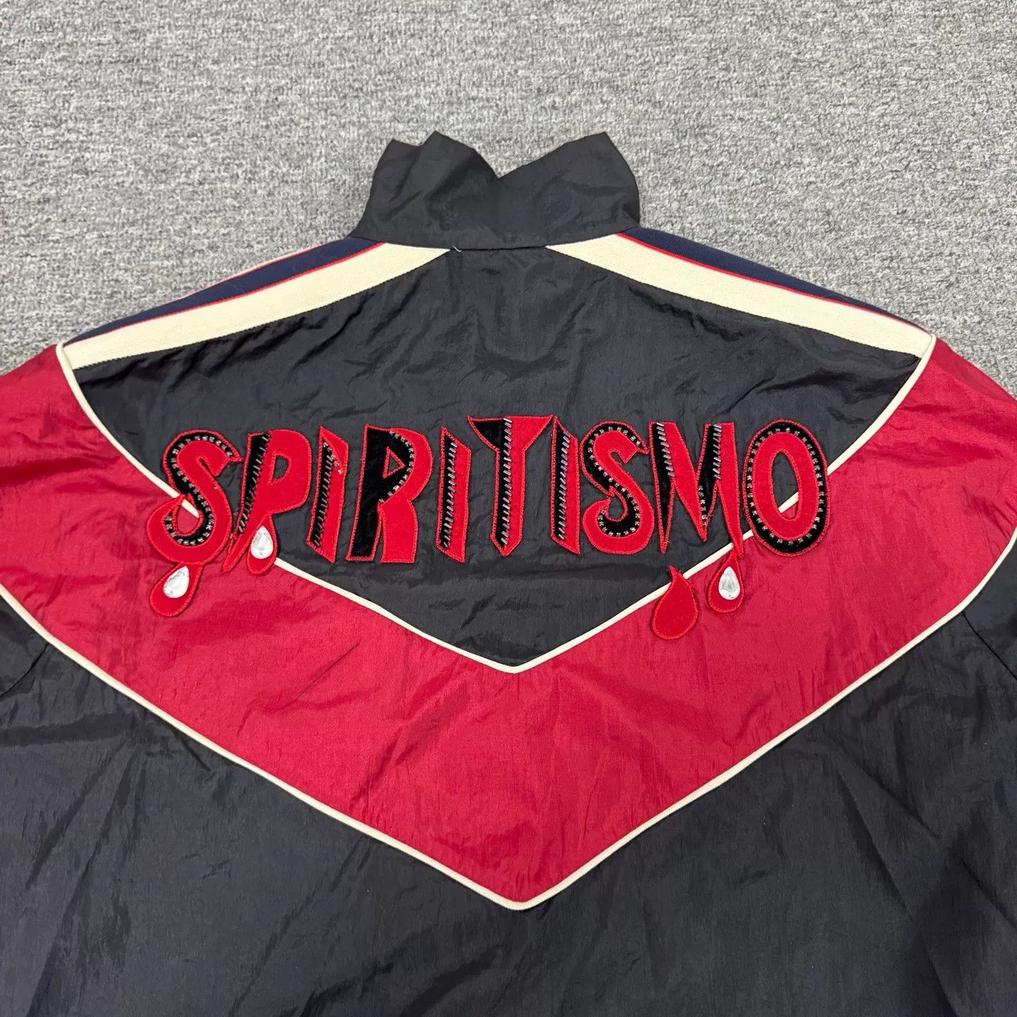 Gucci Gucci Black Red V-Stripe Retro Jacket Size US XL / EU 56 / 4 - 7 Thumbnail