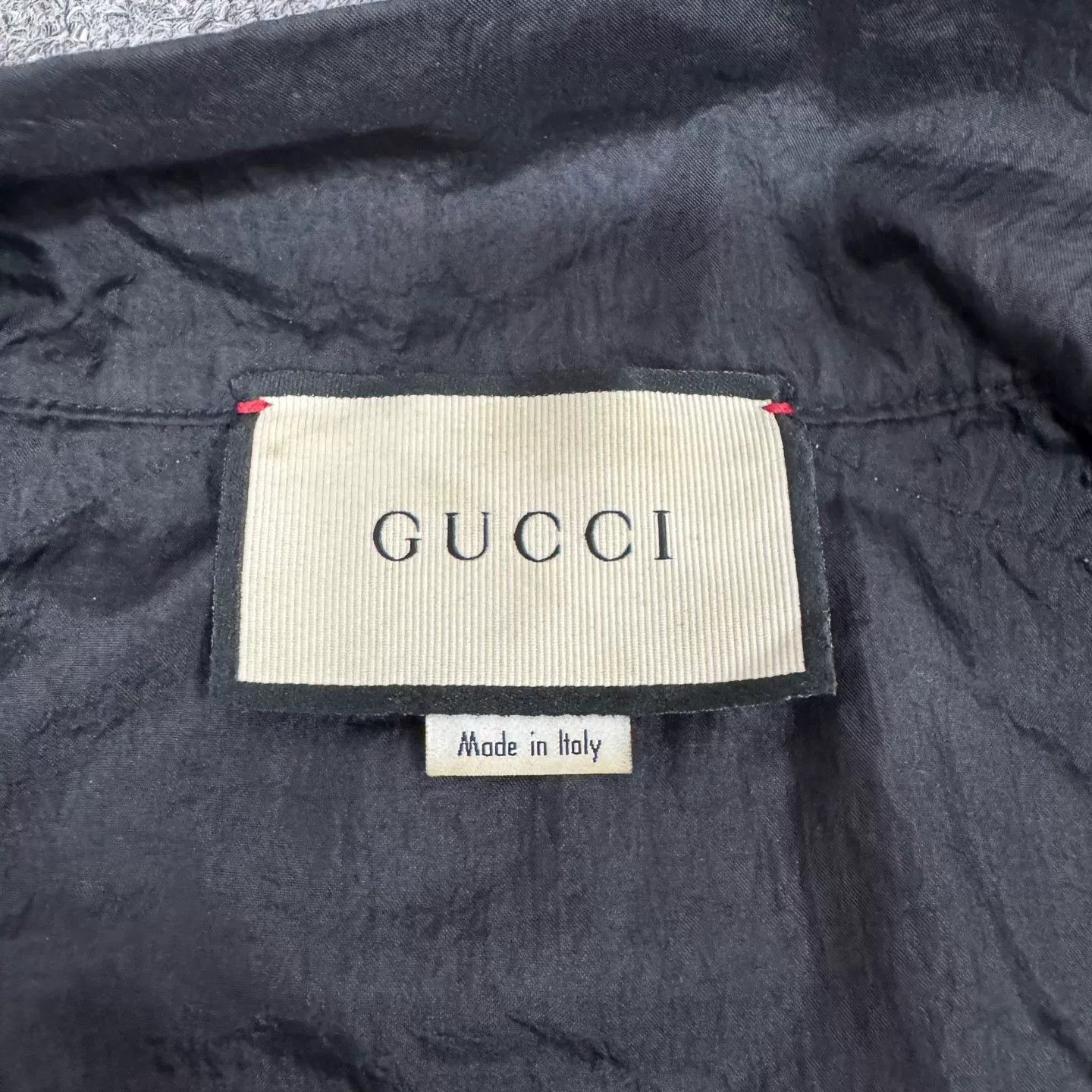 Gucci Gucci Black Red V-Stripe Retro Jacket Size US XL / EU 56 / 4 - 6 Thumbnail