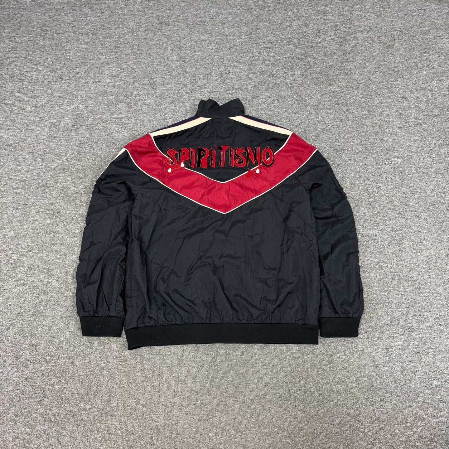 Gucci Gucci Black Red V-Stripe Retro Jacket Size US XL / EU 56 / 4 - 2 Thumbnail
