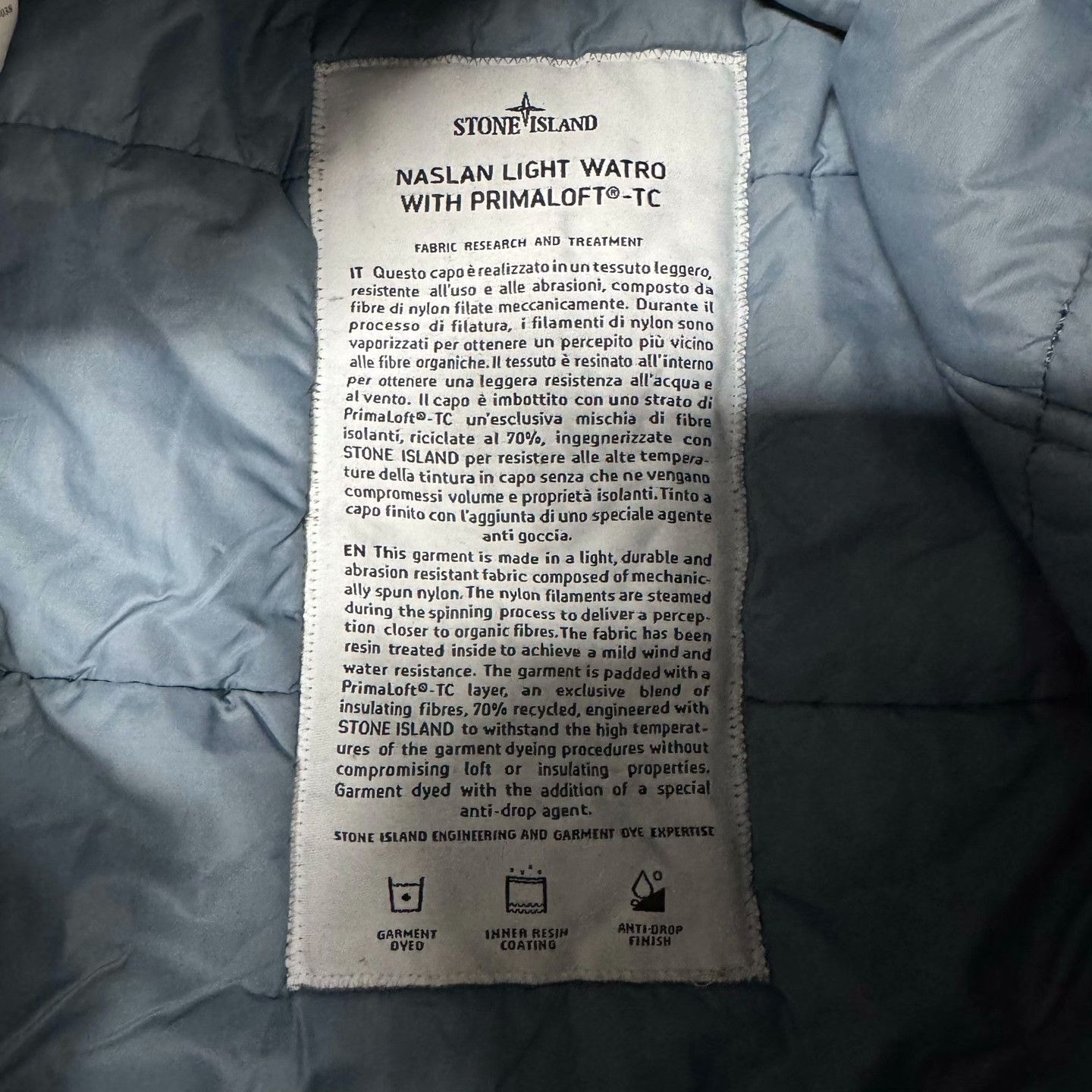 Stone Island Stone Island 21FW Nylon Cotton Long Coat Size US L / EU 52-54 / 3 - 7 Thumbnail