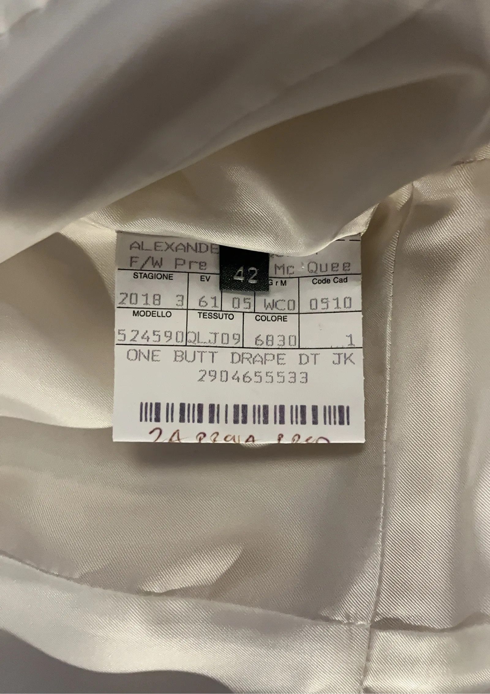 Alexander McQueen Alexander McQueen One Button Drapped Jacket Blazer Size M / US 6-8 / IT 42-44 - 3 Thumbnail