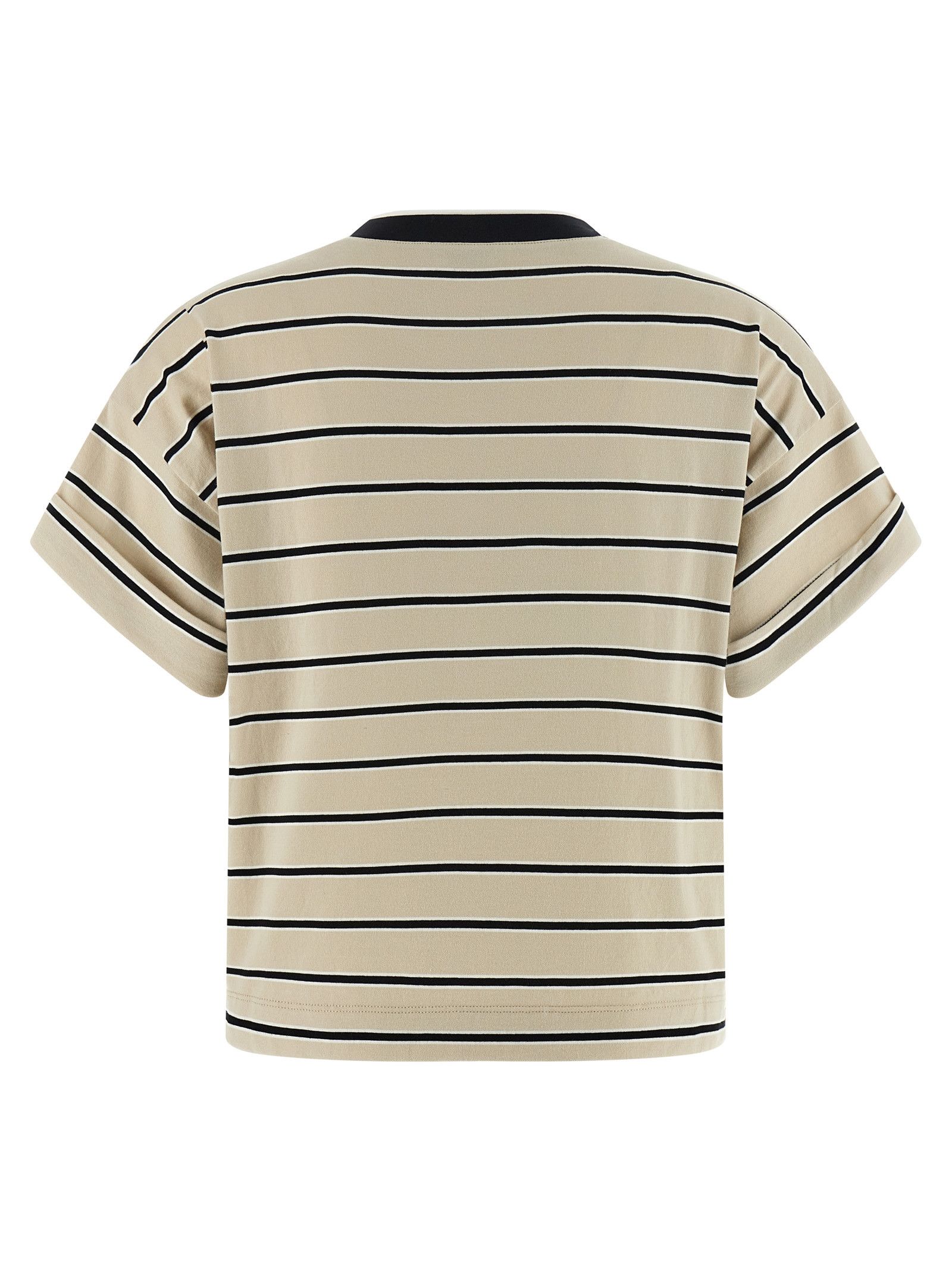Brunello Cucinelli 'Shiny Trims' T-shirt Size XS / US 0-2 / IT 36-38 - 2 Thumbnail