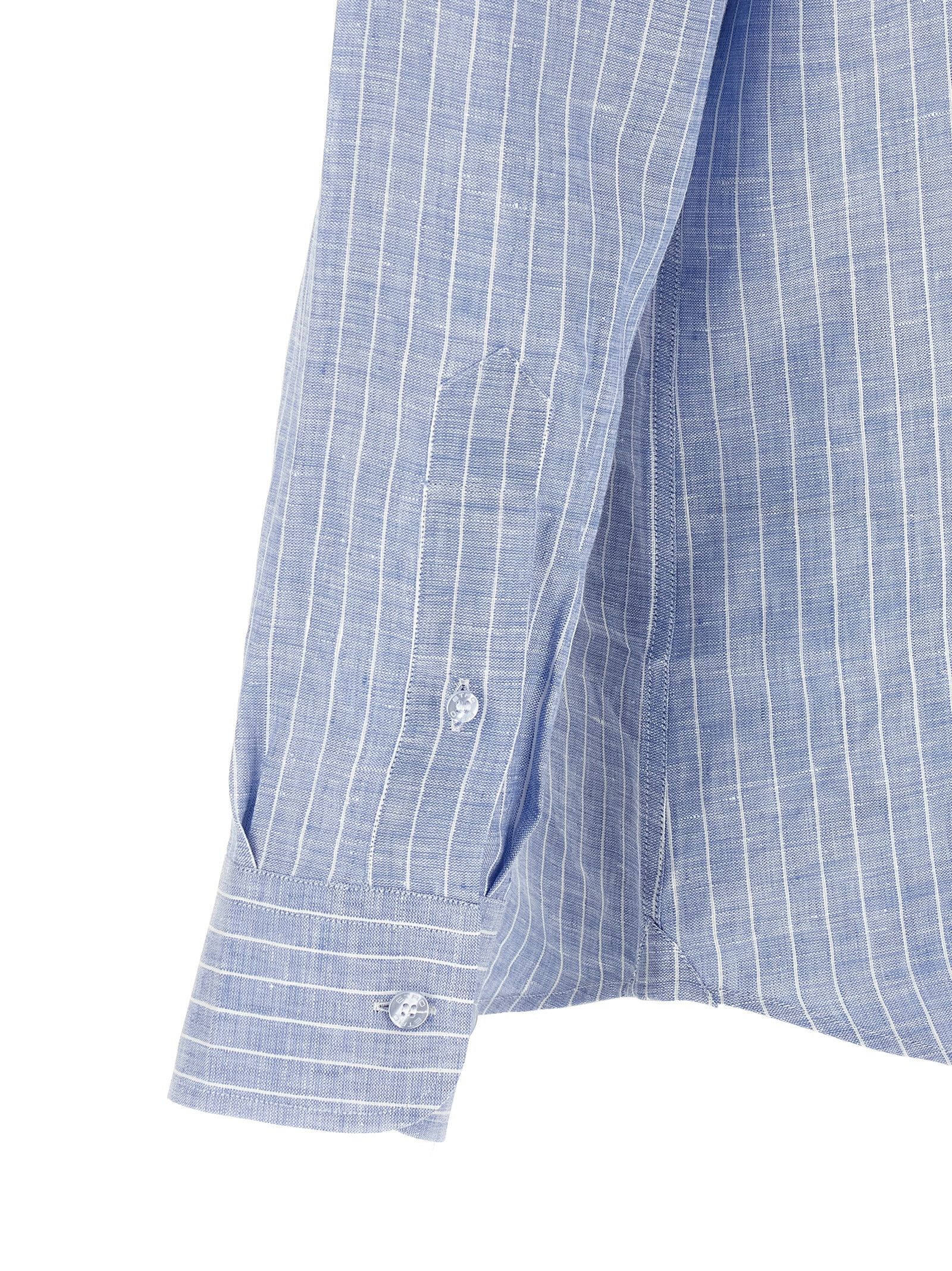Etro Striped linen shirt Size US XXL / EU 58 / 5 - 4 Thumbnail