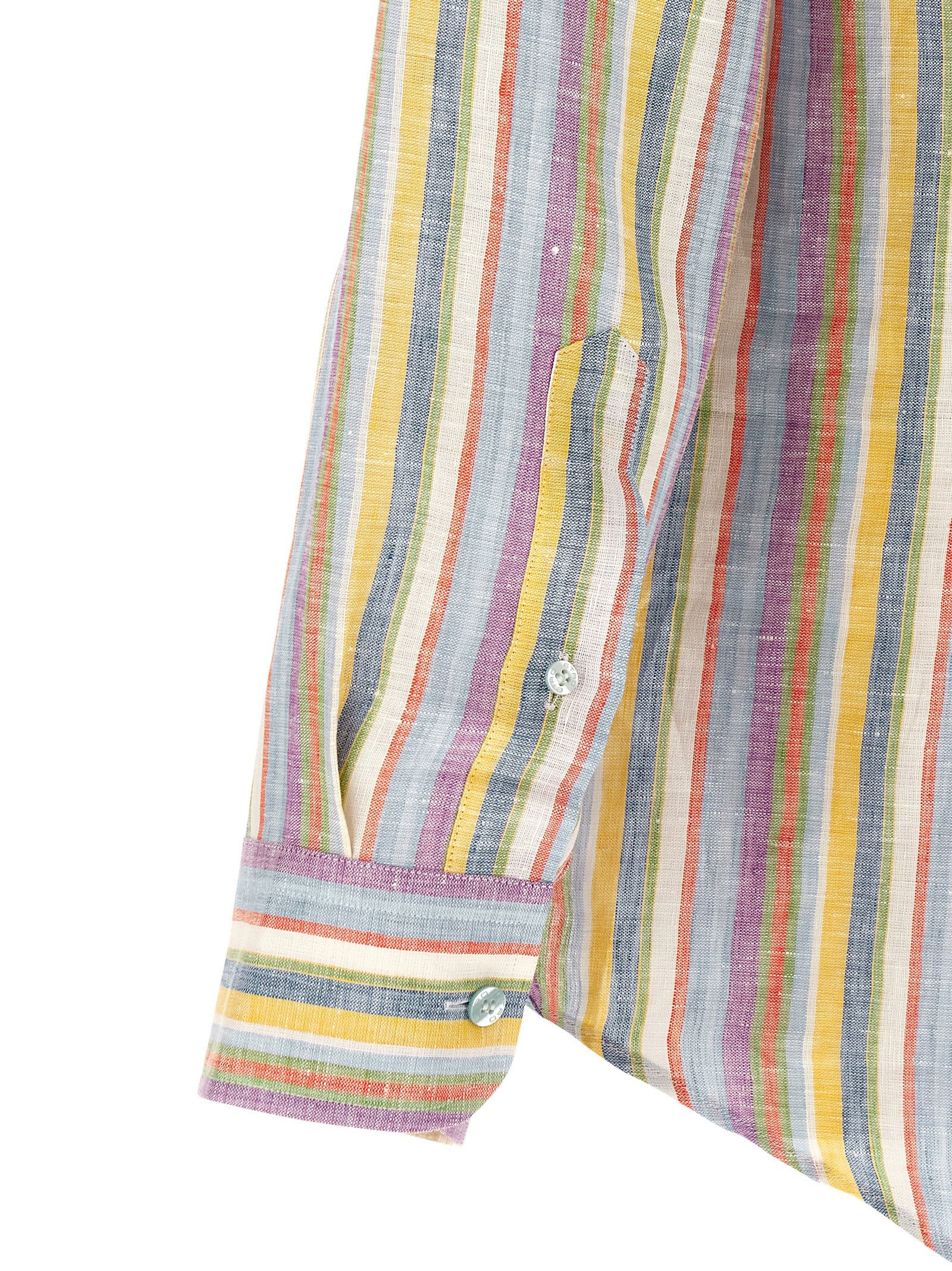 Etro Striped linen shirt Size US L / EU 52-54 / 3 - 4 Thumbnail
